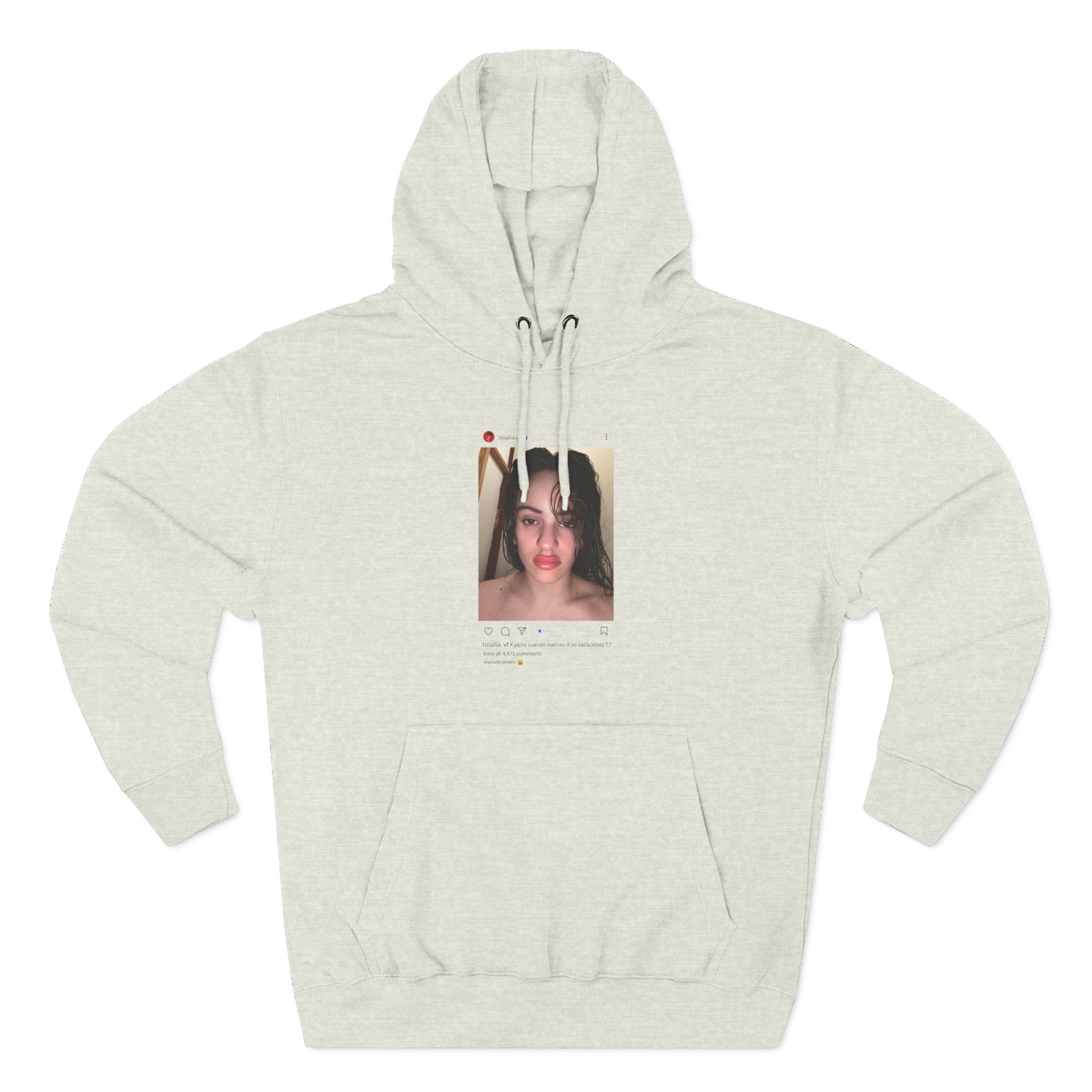 Rosalia Motomami Instagram Three-Panel Fleece Hoodie