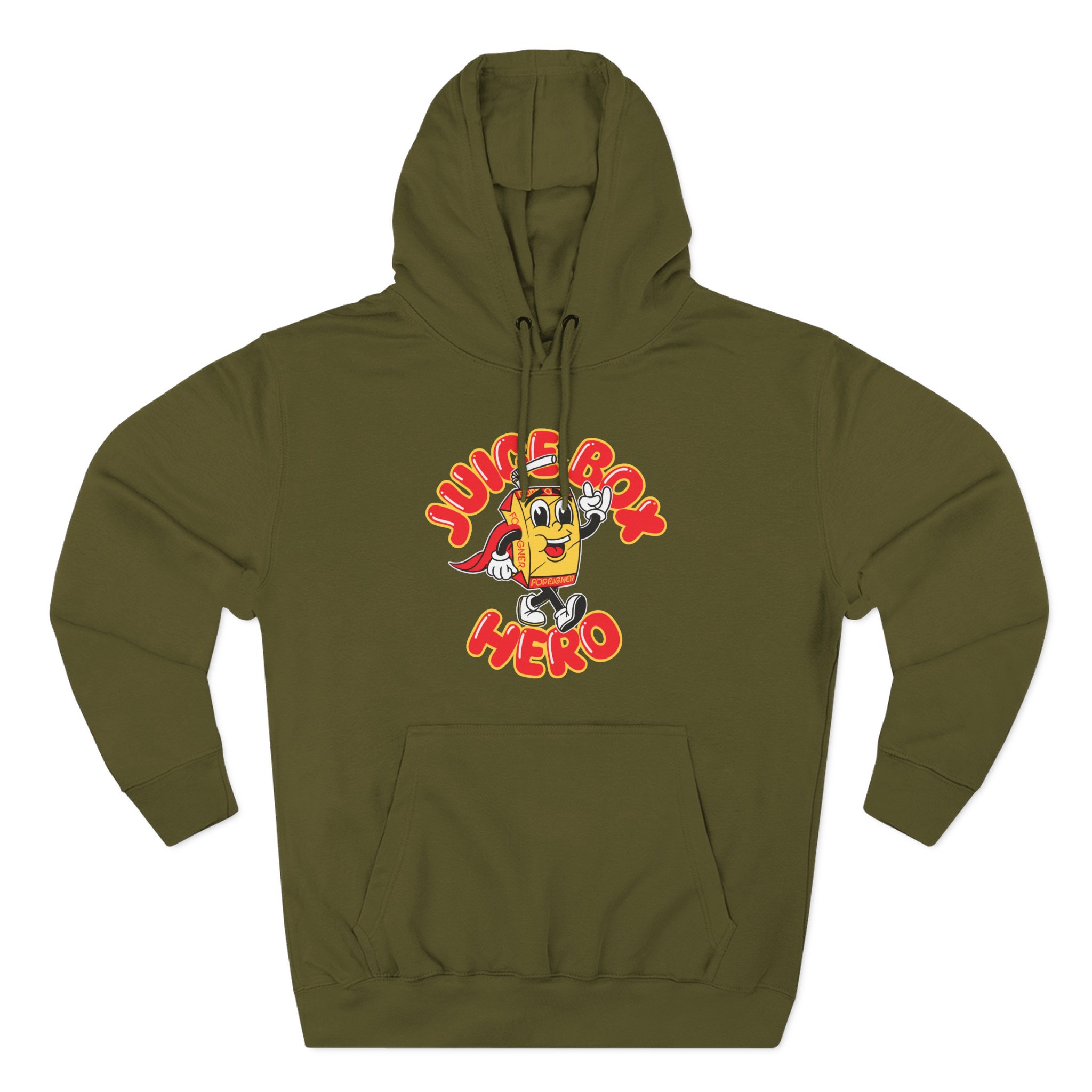 Foreigner Juicebox Hero Three-Panel Fleece Hoodie