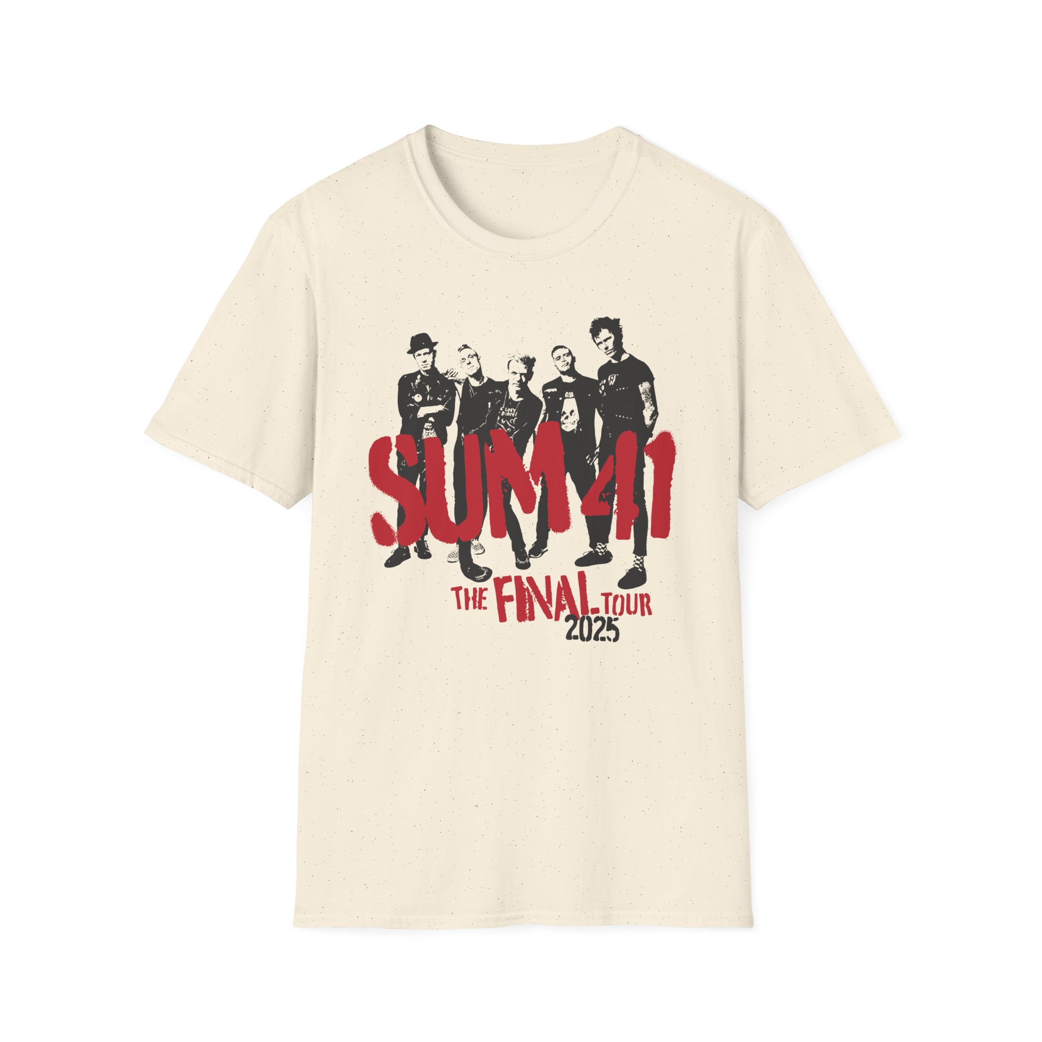 Sum 41 the Final Tour Unisex Softstyle T-Shirt