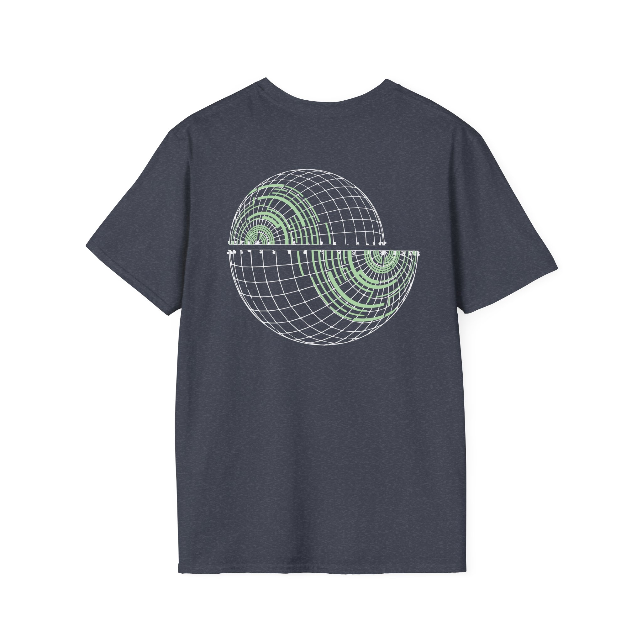 Pendulum Globe Glow in the Dark Logo Unisex Softstyle T-Shirt