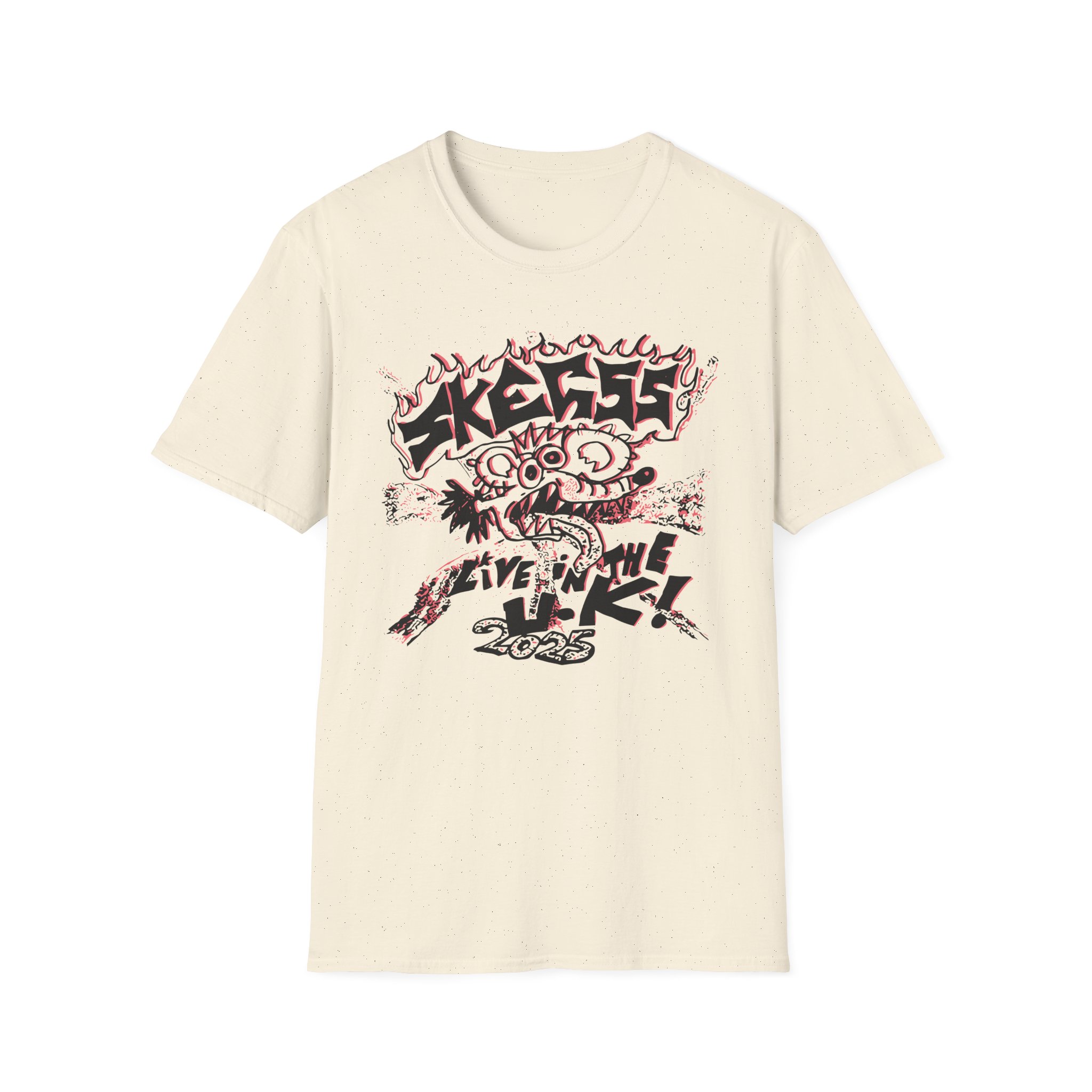 Skegss Live in the Uk 2025 Unisex Softstyle T-Shirt