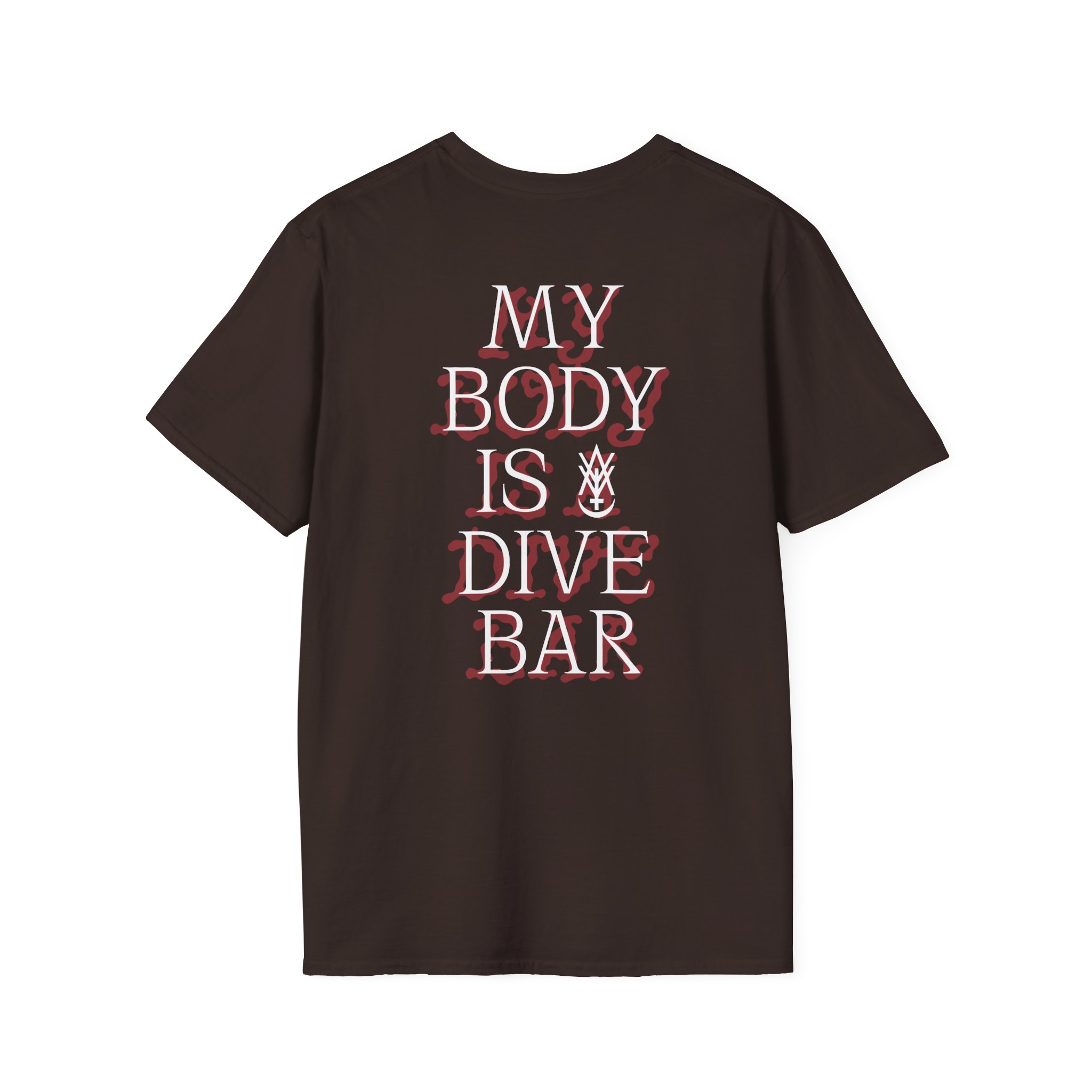 Amigo The Devil MY BODY IS DIVE BAR Unisex Softstyle T-Shirt