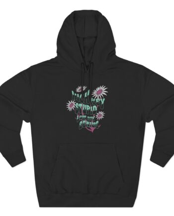 Kallmekris High Key Stupid Low Key Genius Three-Panel Fleece Hoodie