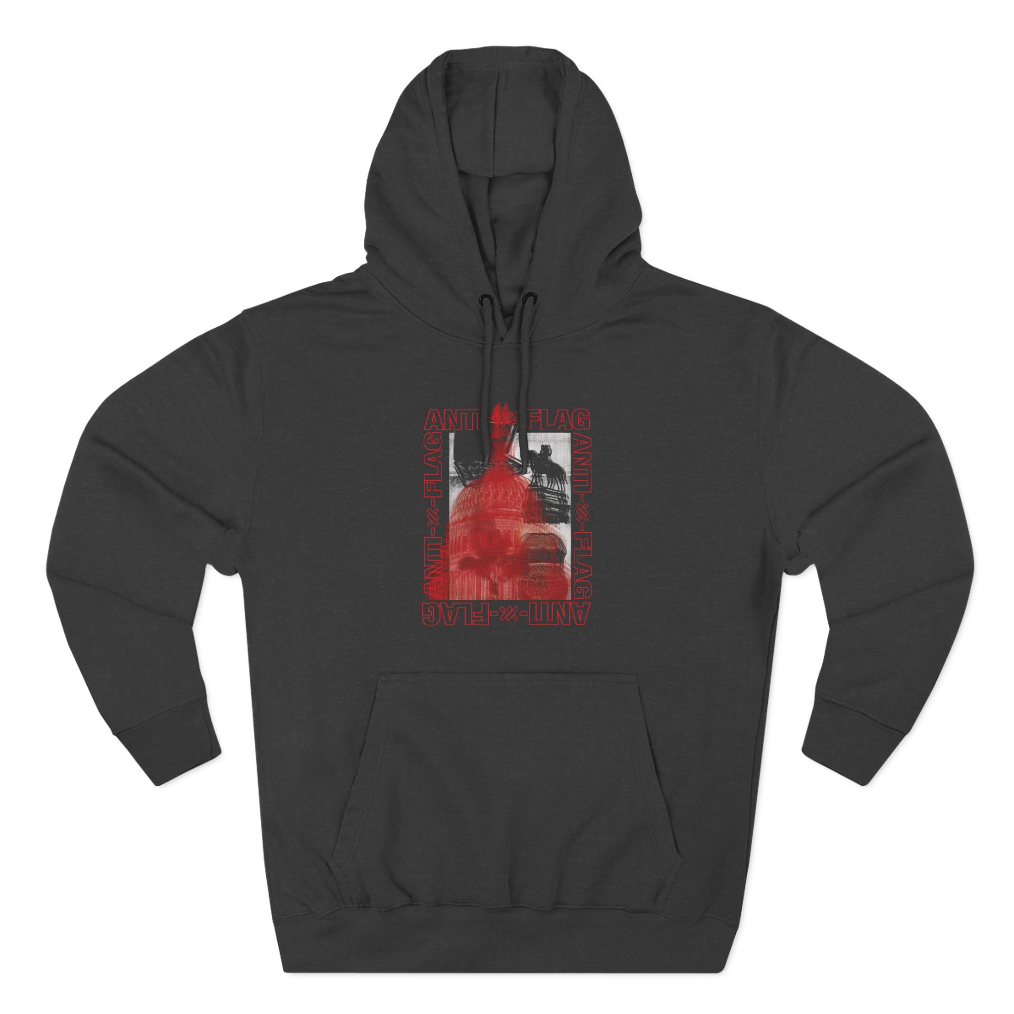 Anti Flag Capital Mess Three-Panel Fleece Hoodie