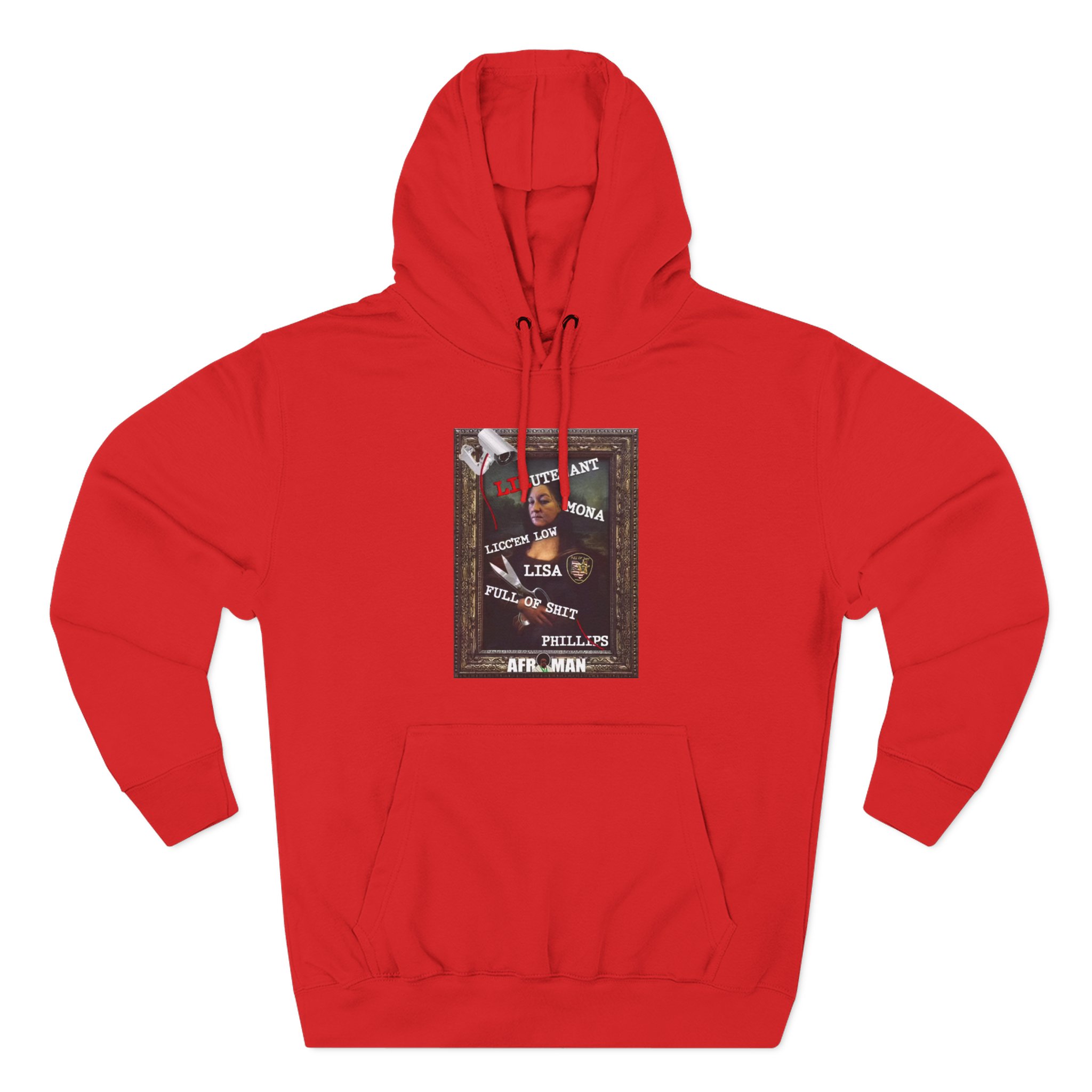 Afroman Lt Licc’em Low Lisa Full of Shit Phillips Three-Panel Fleece Hoodie