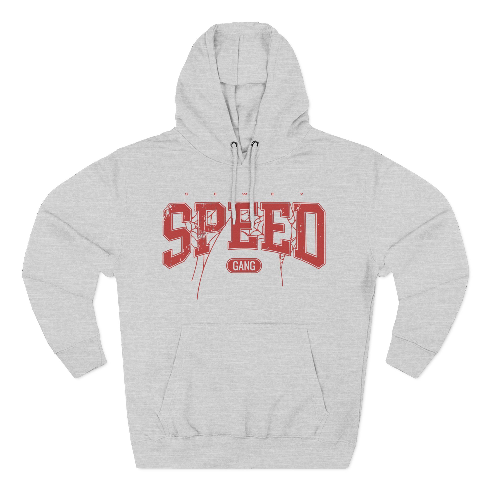 Ishowspeed Spider Web Three-Panel Fleece Hoodie
