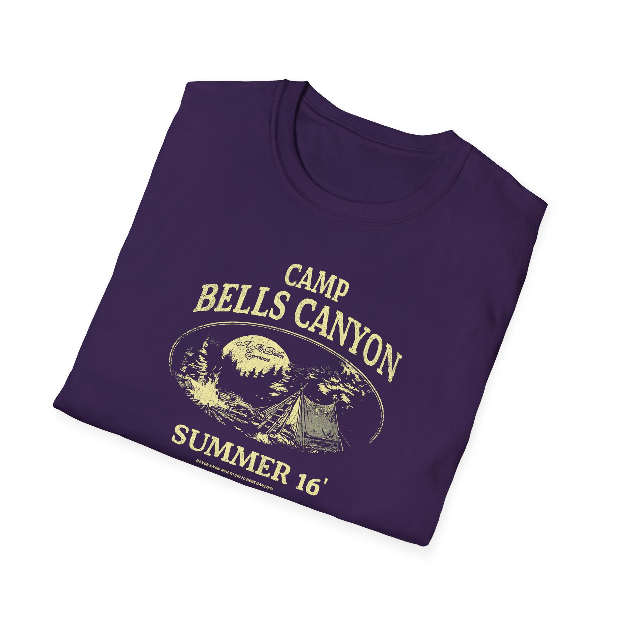 Mrballen Bells Canyon Distressed Unisex Softstyle T-Shirt