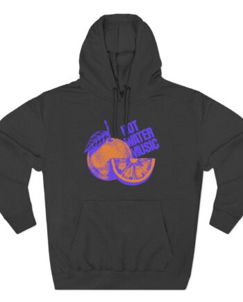 Hot Water Music Florida Orange Three-Panel Fleece Hoodie