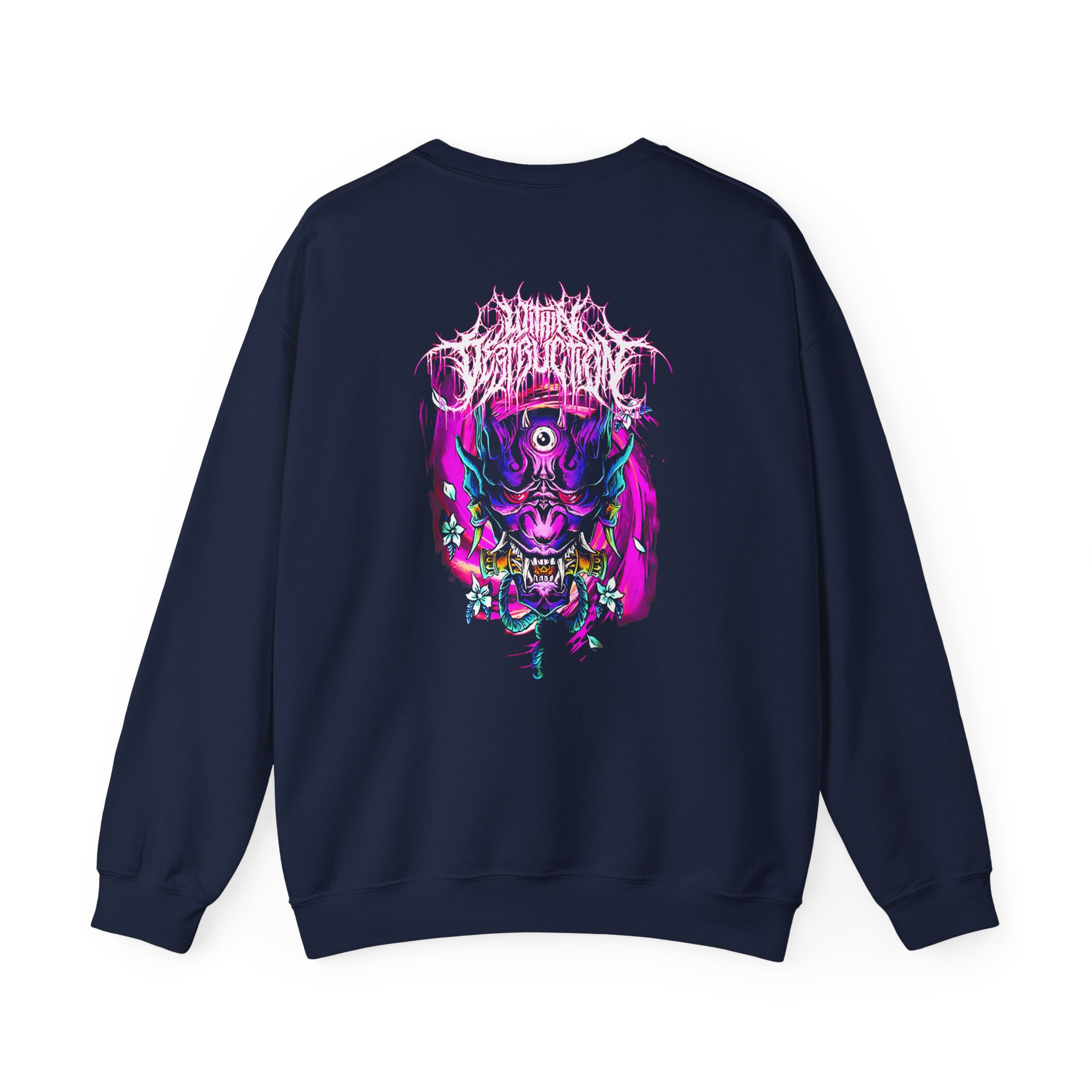 Within Destruction Demon Mask Unisex Heavy Blend Crewneck Sweatshirt