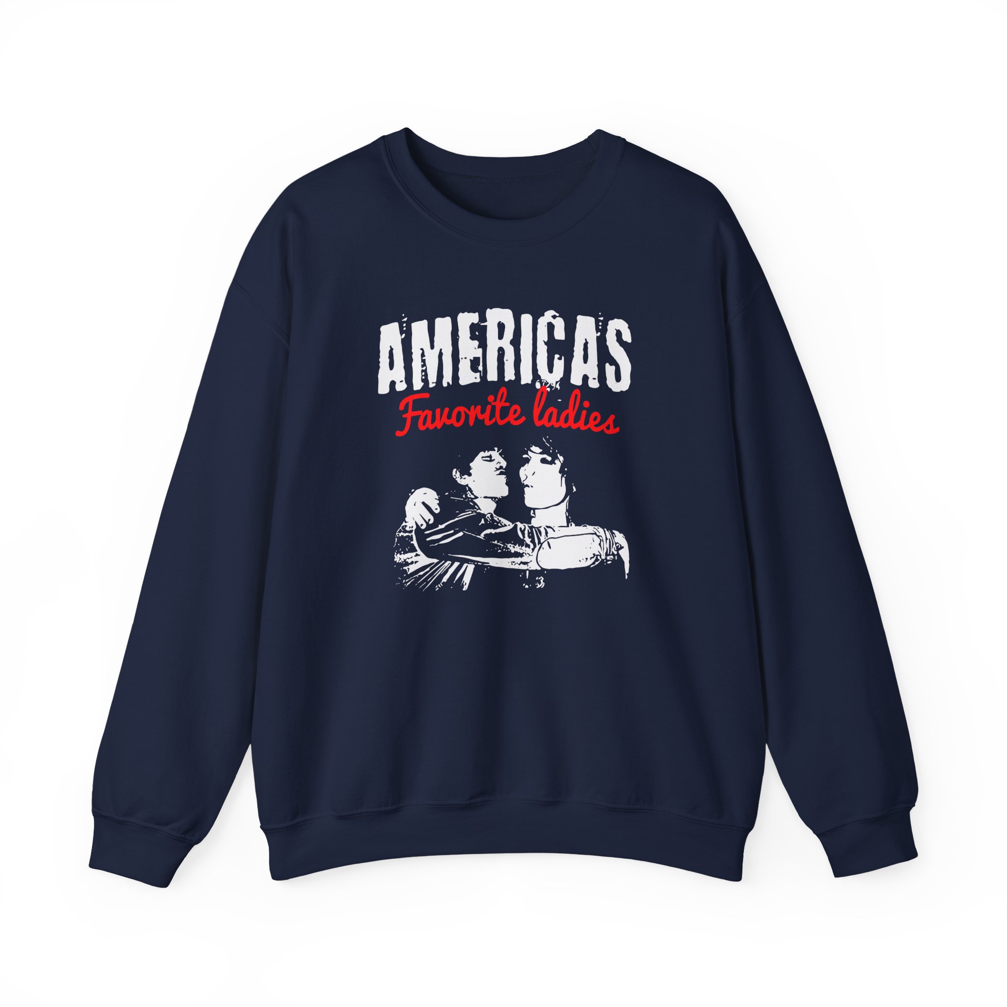Jake & Johnnie Americas Favorite Ladies Unisex Heavy Blendâ„¢ Crewneck Sweatshirt