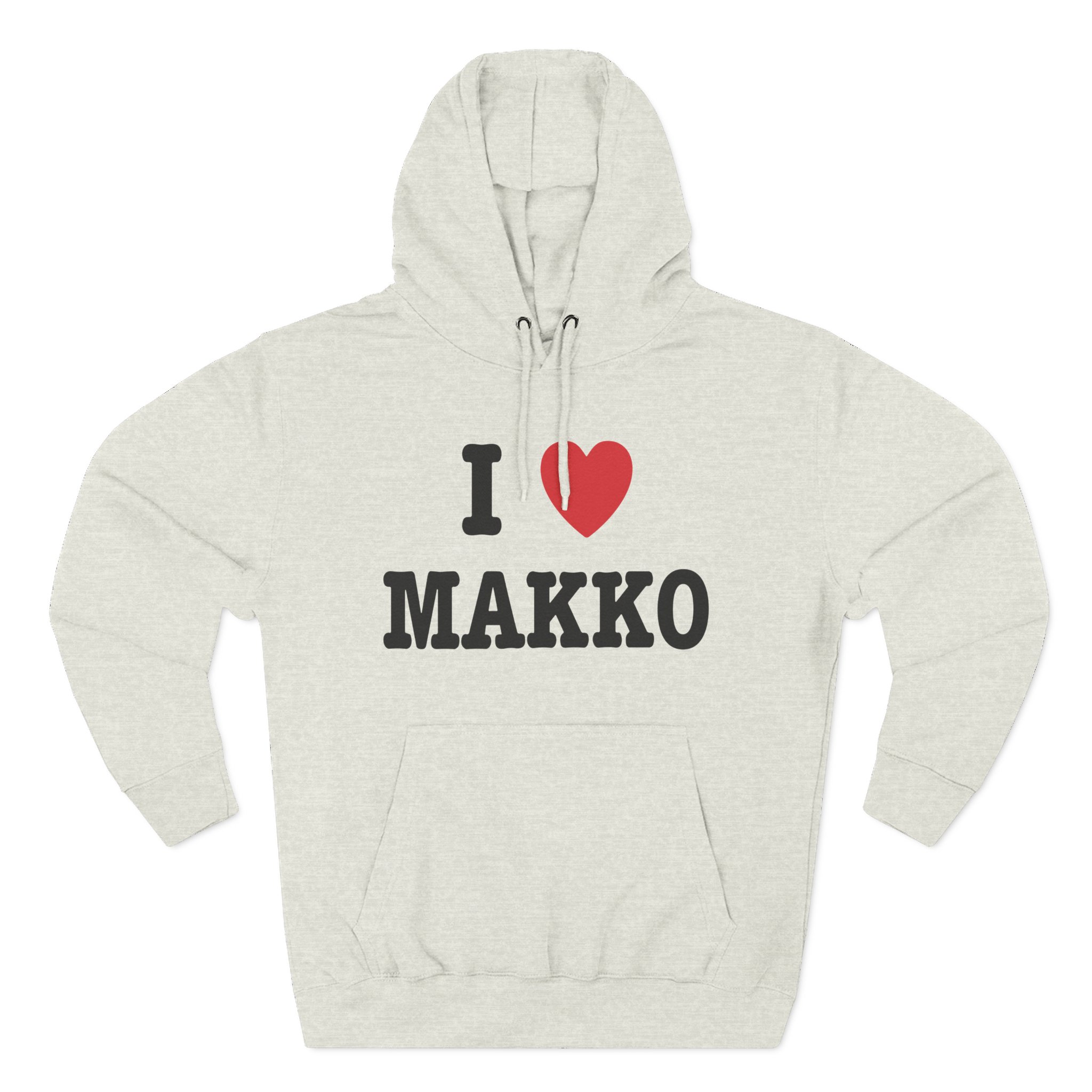Makko Three-Panel Fleece Hoodie