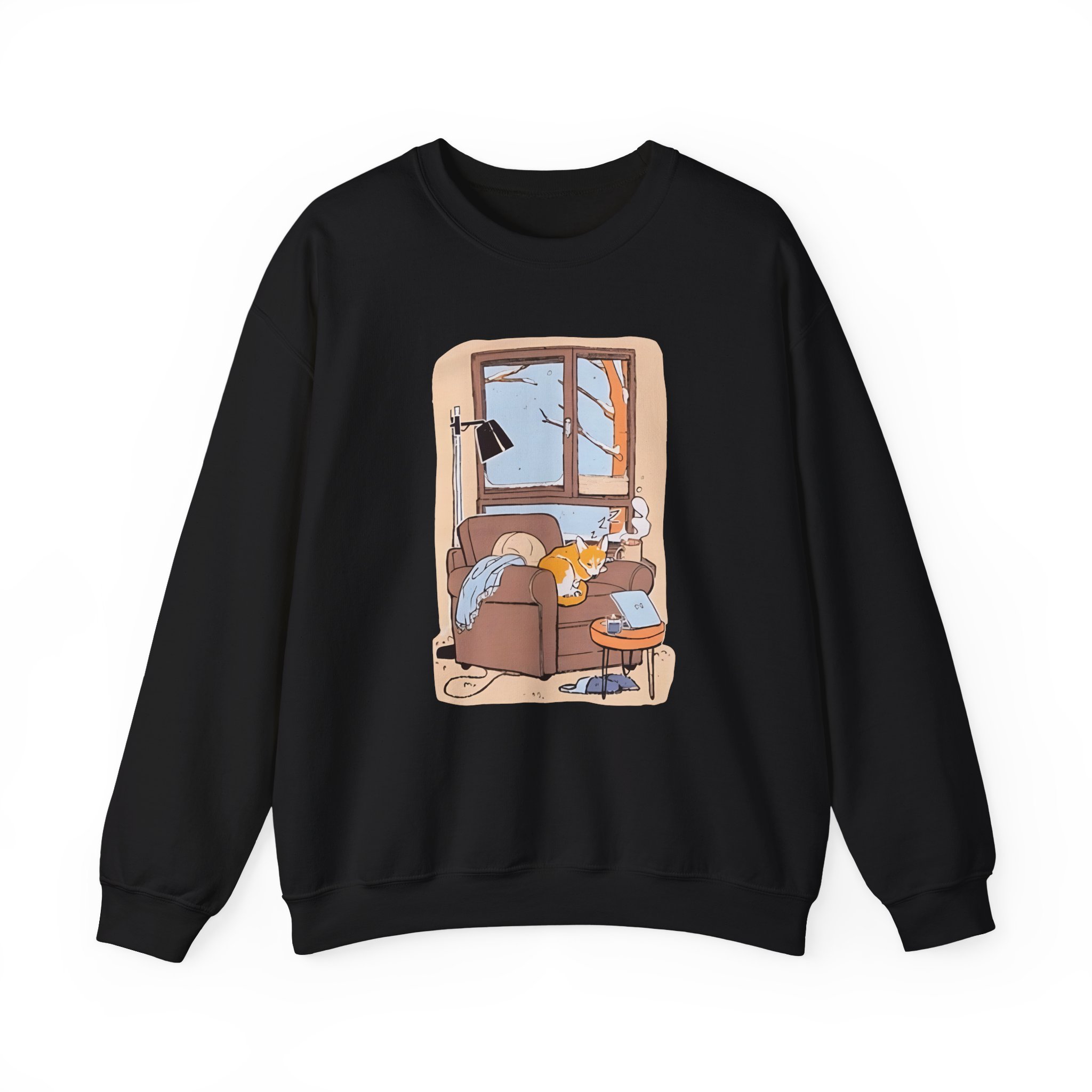 Dan and Phil Cozy Browsing Unisex Heavy Blendâ„¢ Crewneck Sweatshirt