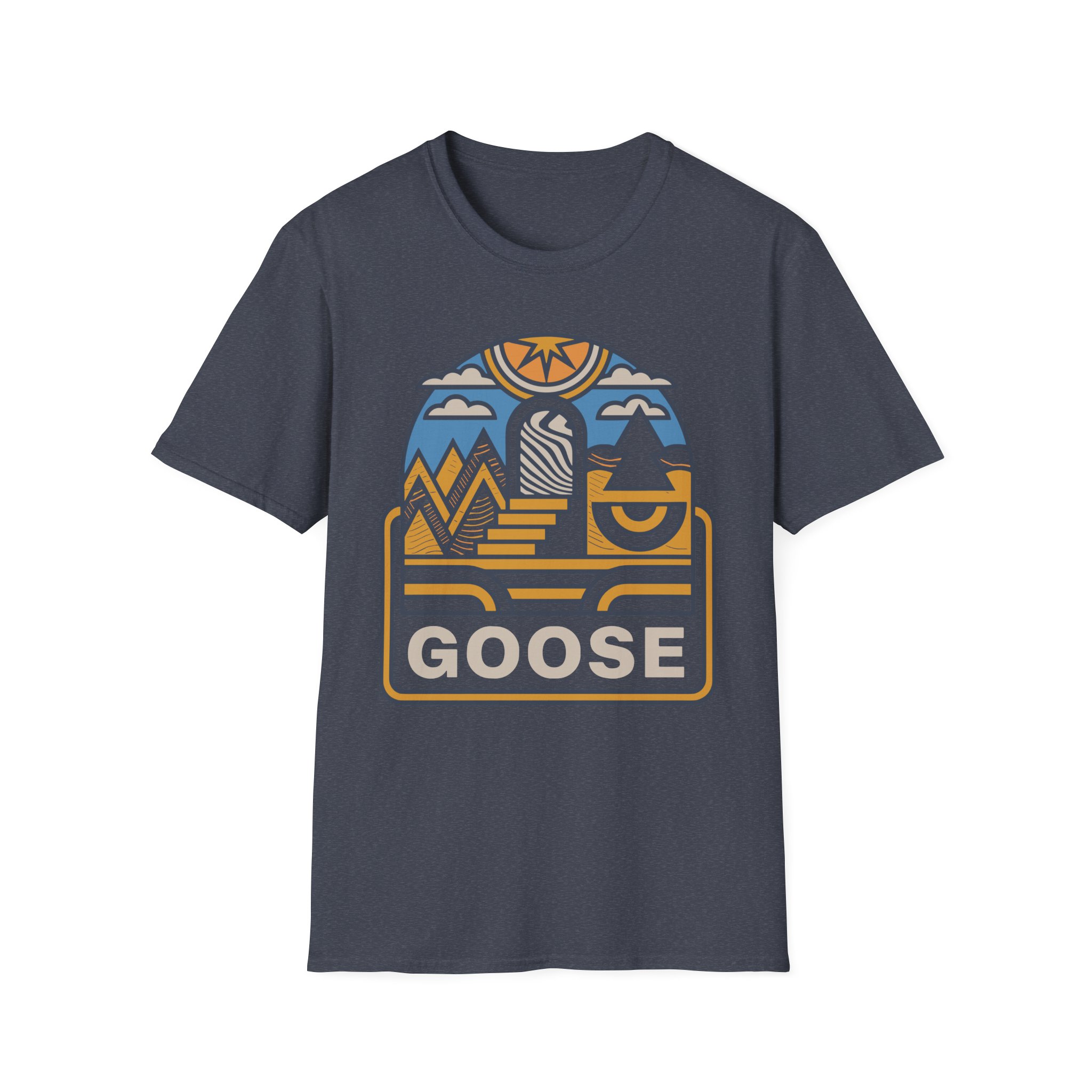 Goose Trippy Staircase Unisex Softstyle T-Shirt