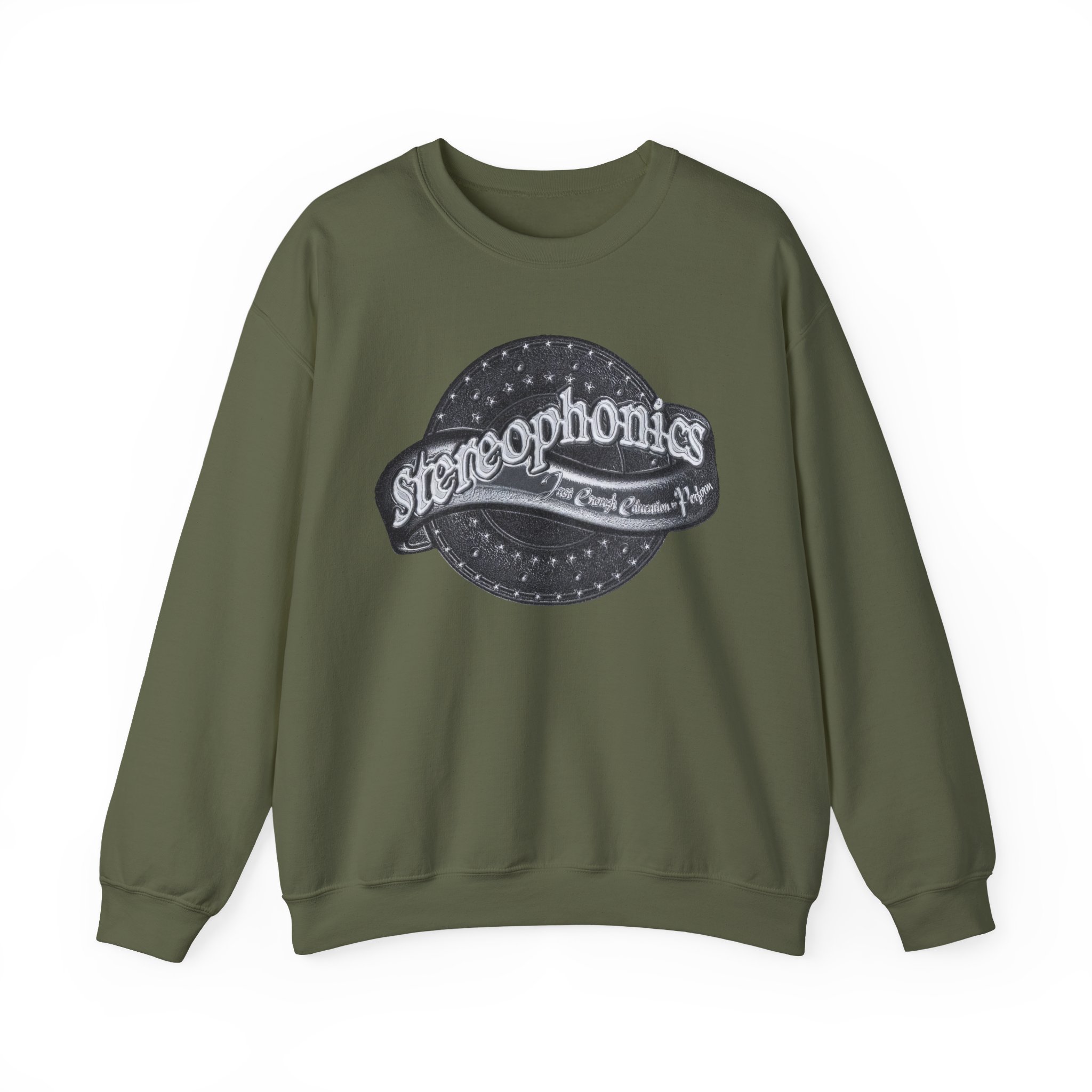 Stereophonics Vintage Just Enough Education to Perform Unisex Heavy Blendâ„¢ Crewneck Sweatshirt