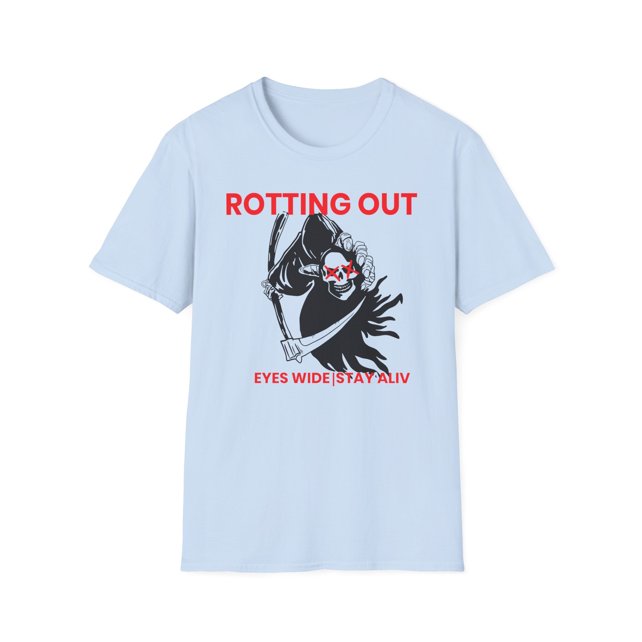 Rotting Out Eyes Wide Stay Alive Unisex Softstyle T-Shirt