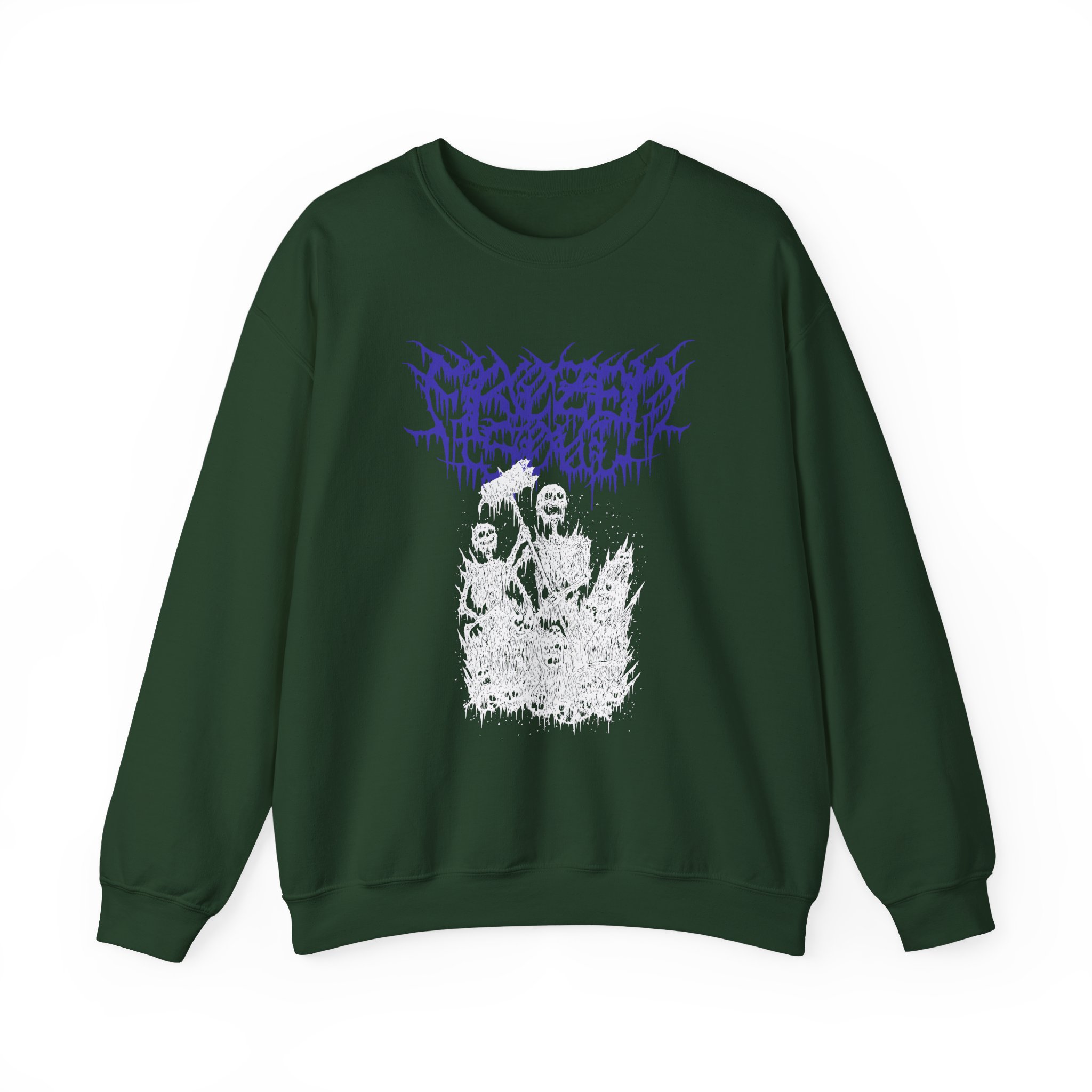 Frozen Soul Skeleton Unisex Heavy Blendâ„¢ Crewneck Sweatshirt