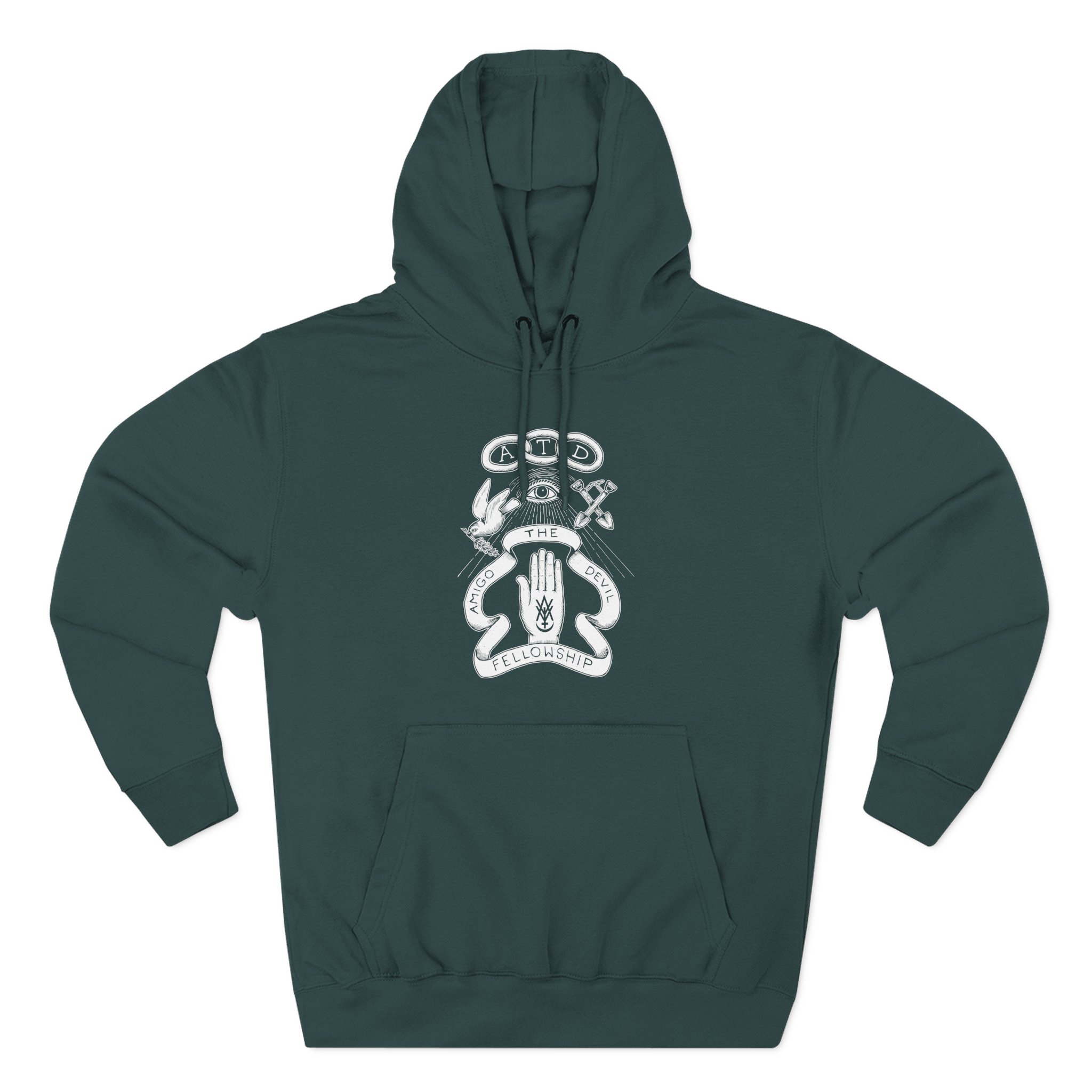Amigo the Devil Fellowship Three-Panel Fleece Hoodie