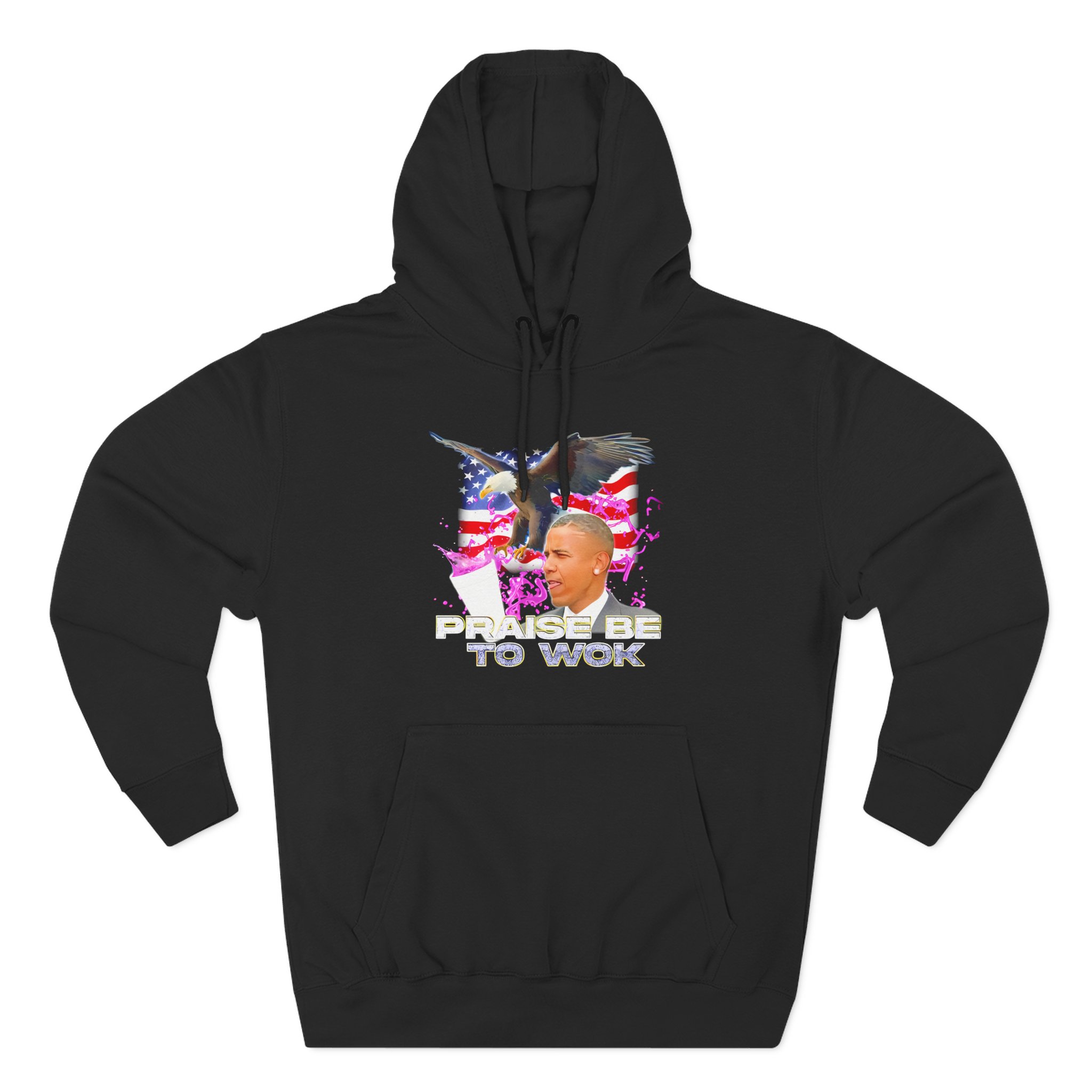 Cruz Cafune Praise Be to Wok Three-Panel Fleece Hoodie
