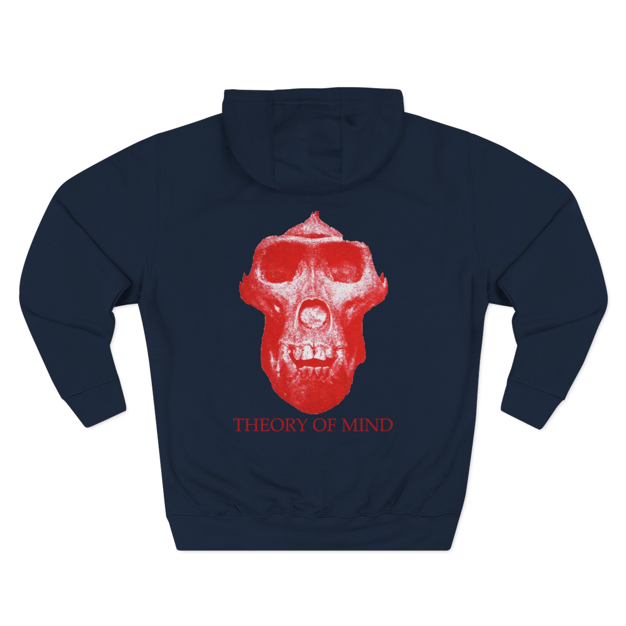 Kublai Khan - Monkey Skull Three-Panel Fleece Hoodie
