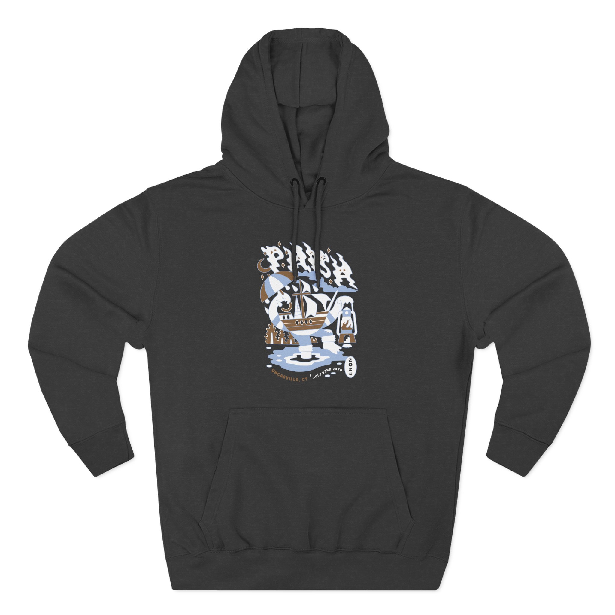 Phish Uncasville Event Three-Panel Fleece Hoodie