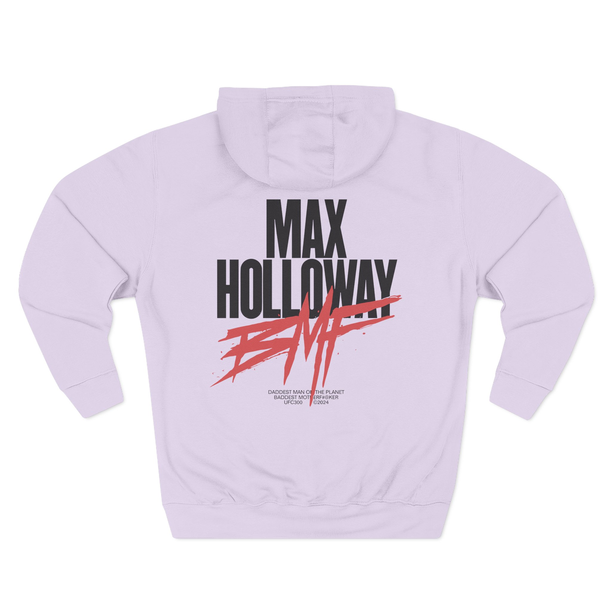 Max Holloway Dmp/bmf Three-Panel Fleece Hoodie