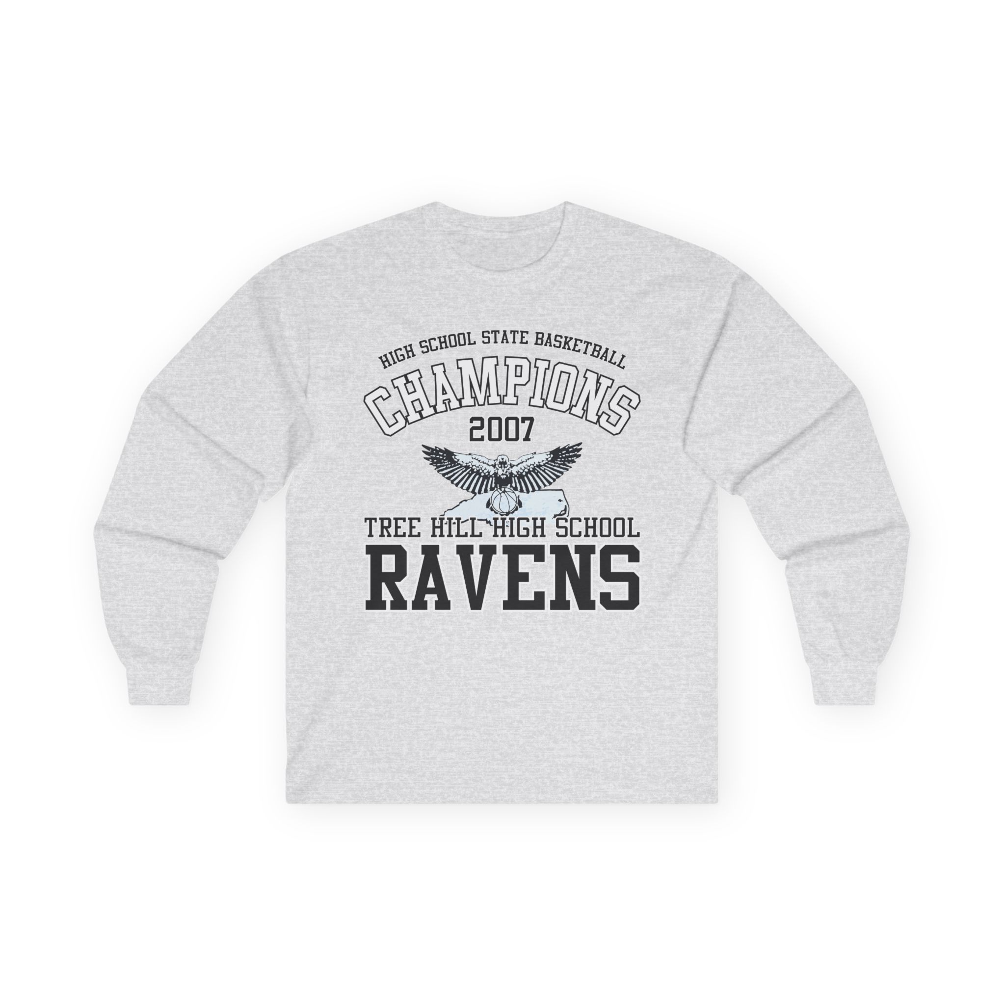 Tree Hill Ravens High School Champions One Tree Hill Unisex Ultra Cotton Long Sleeve Tee