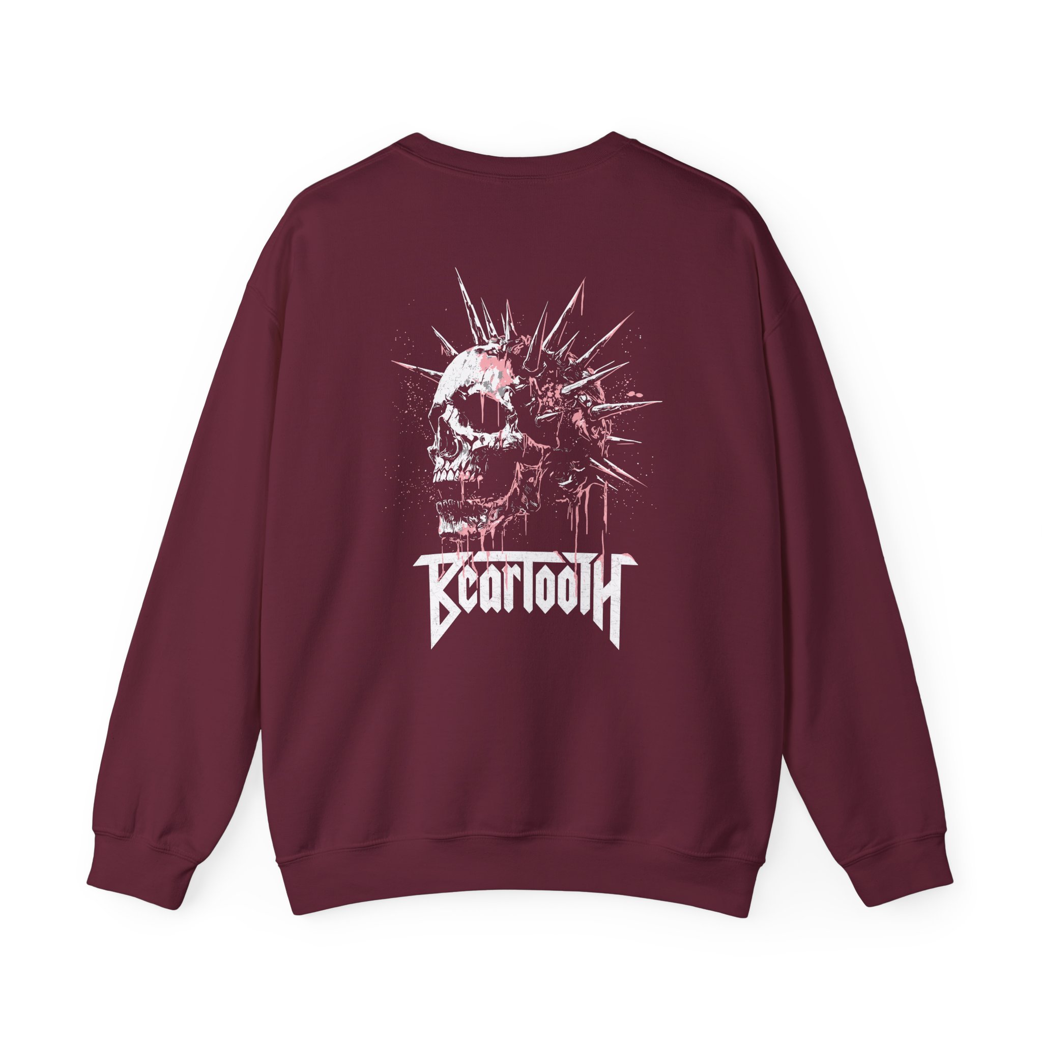 Beartooth Spike Skull Unisex Heavy Blendâ„¢ Crewneck Sweatshirt