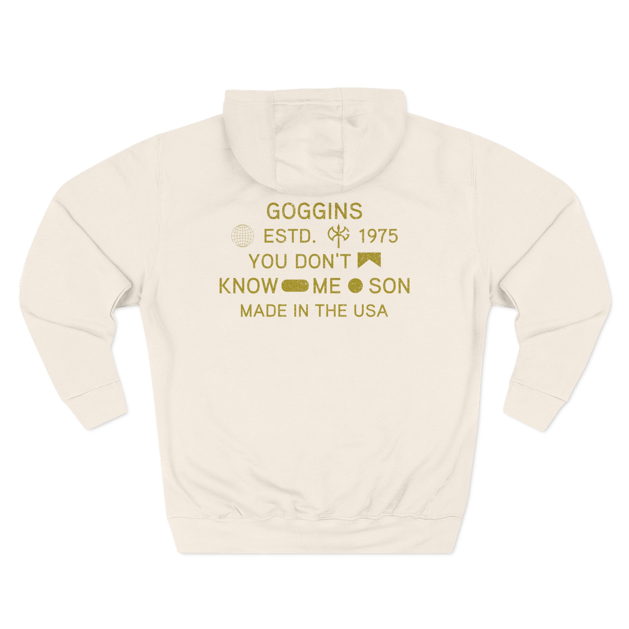 David Goggins Made in the Usa Three-Panel Fleece Hoodie