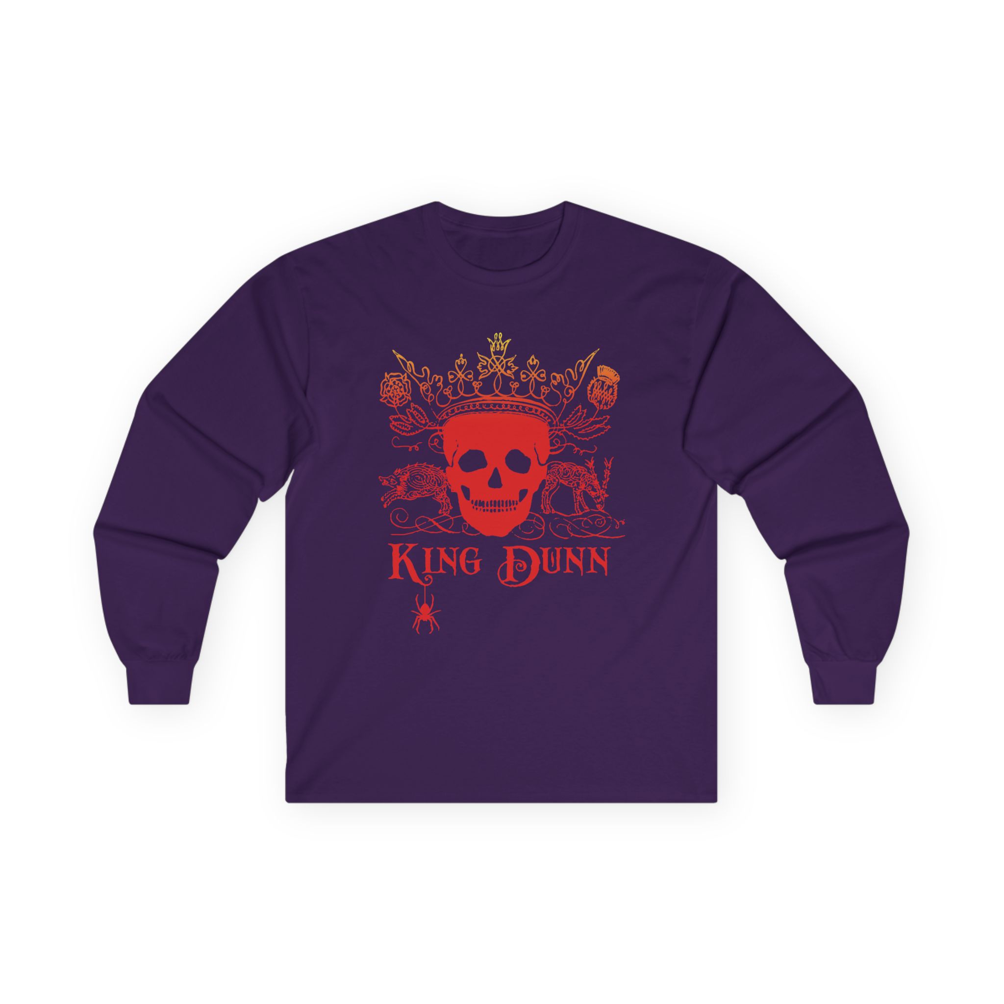 Melvins King Dunn Crown Skull Unisex Ultra Cotton Long Sleeve Tee