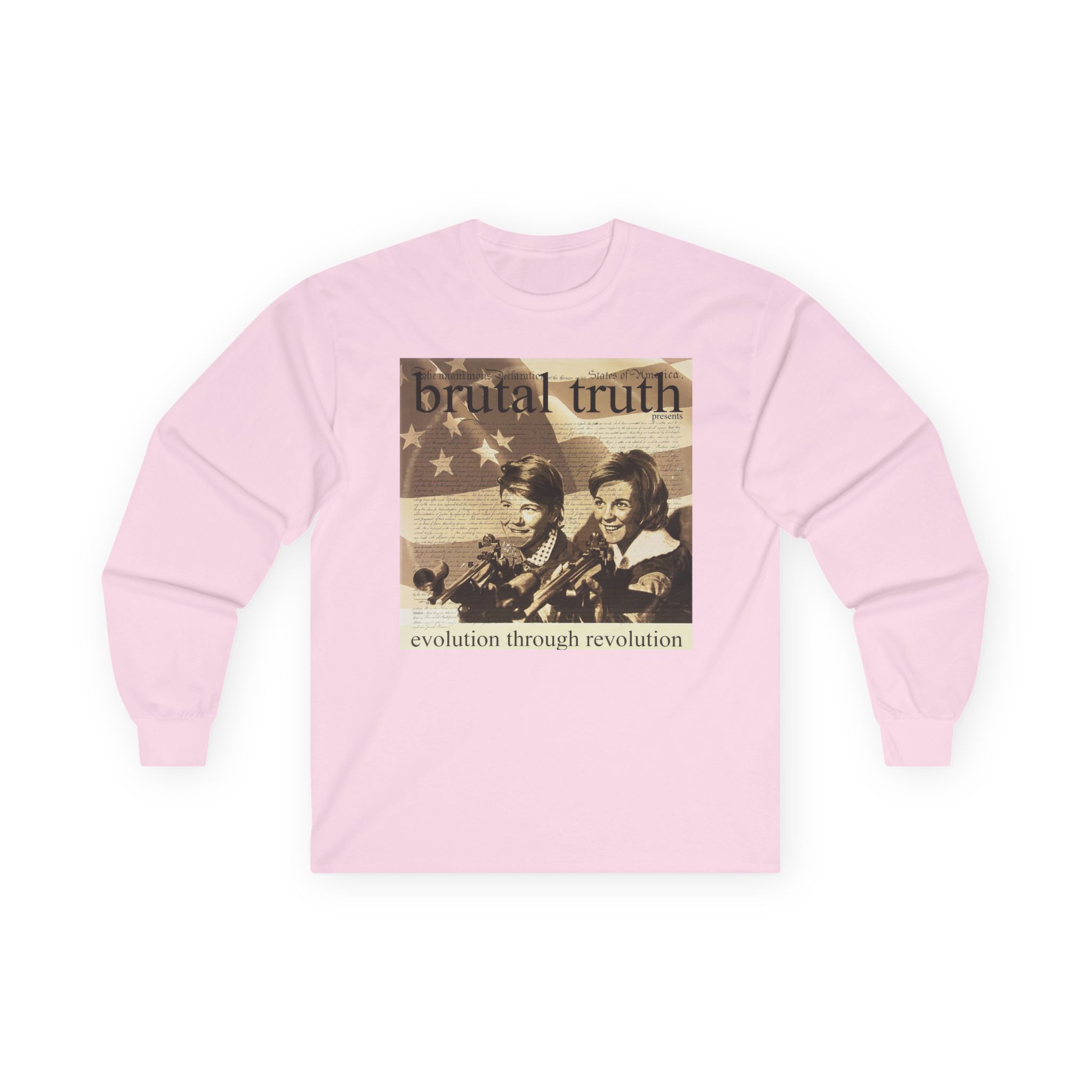 Brutal Truth Evolution Through Revolution Unisex Ultra Cotton Long Sleeve Tee