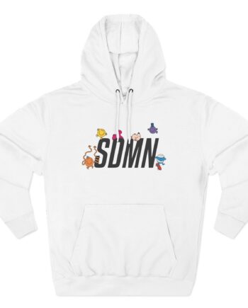 Zerkaa Sdmn Three-Panel Fleece Hoodie