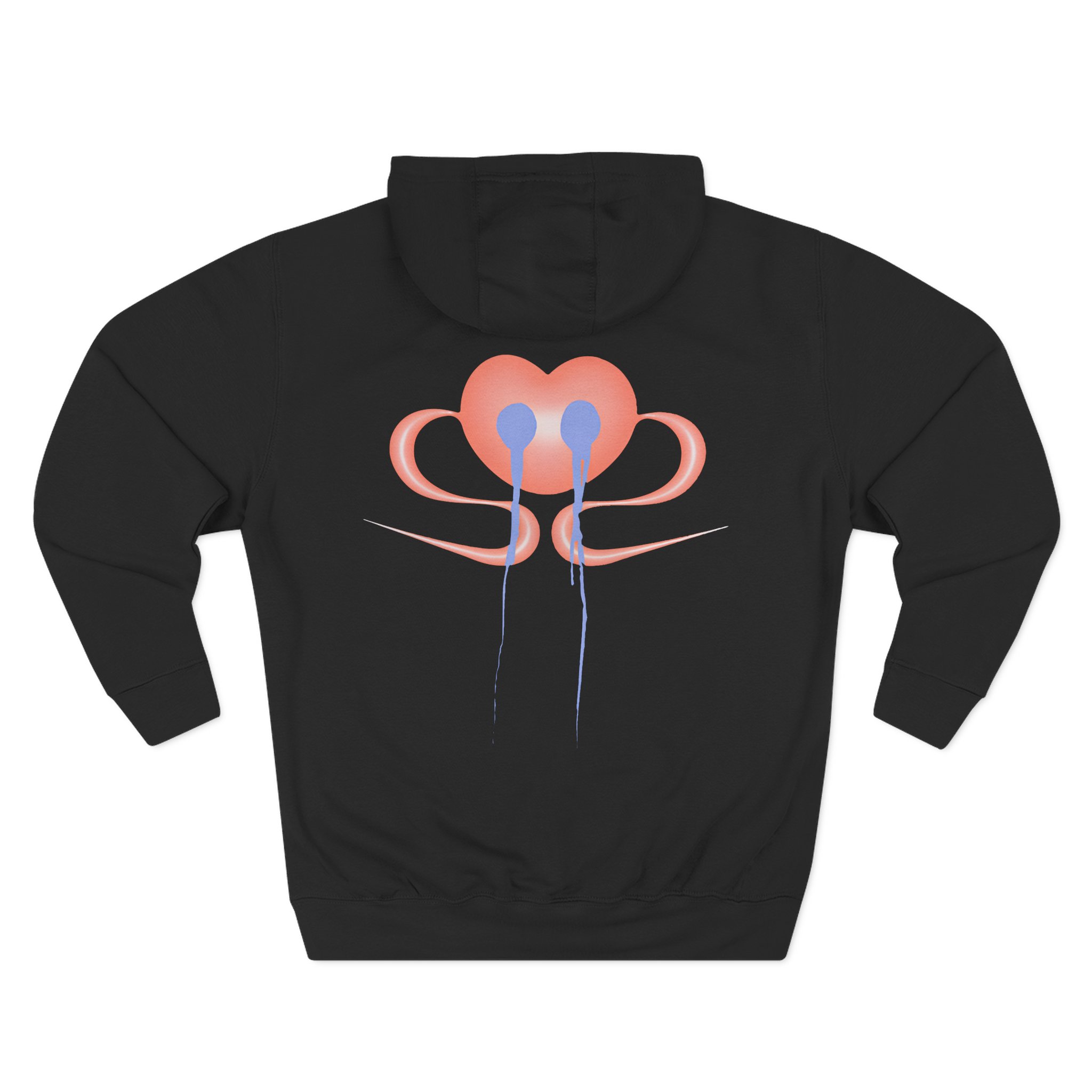 Nina Chuba Heart Three-Panel Fleece Hoodie