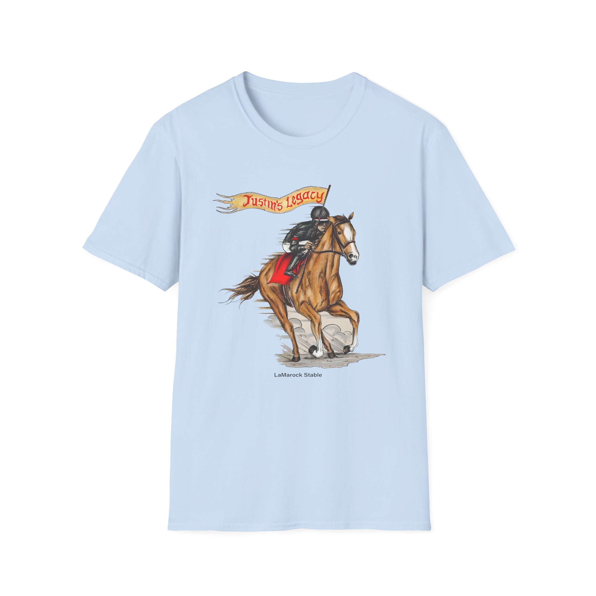 Arcangel Justin's Legacy Lamarock Stable Unisex Softstyle T-Shirt