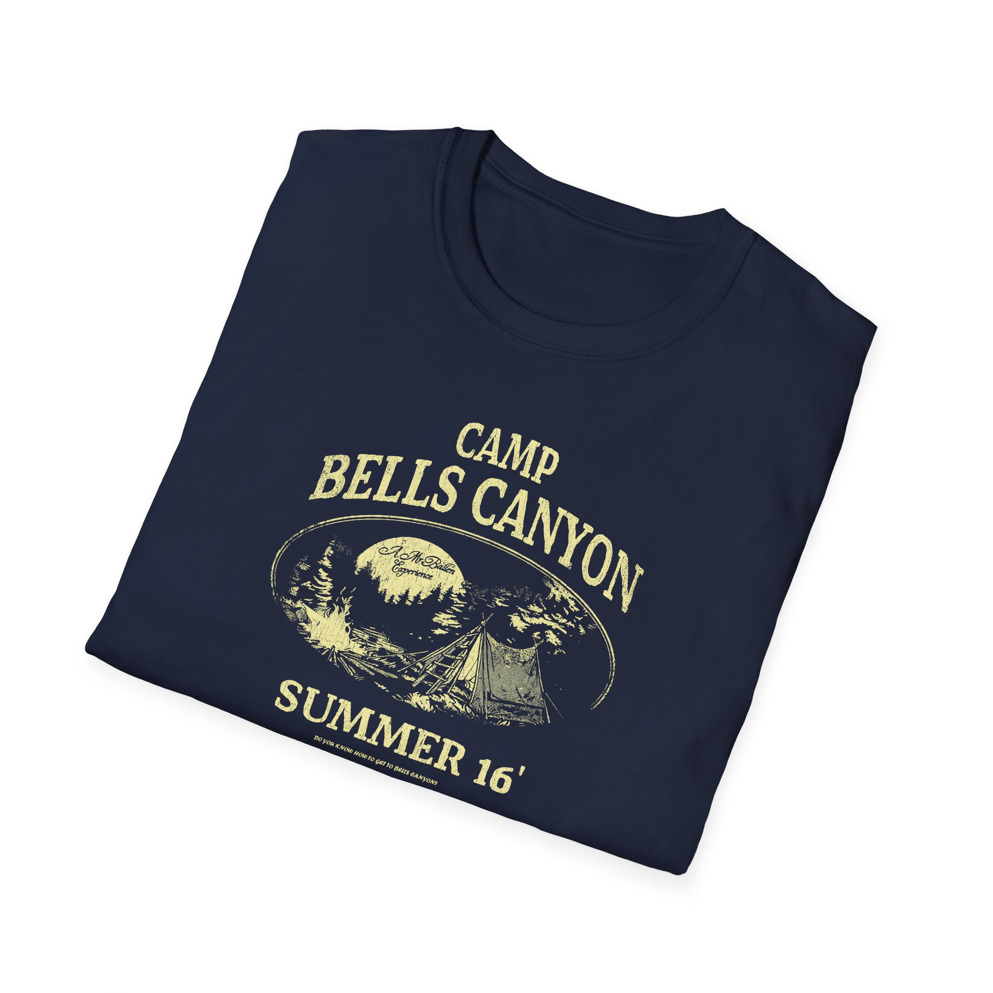 Mrballen Bells Canyon Distressed Unisex Softstyle T-Shirt