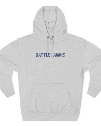 Battlehawks Raglan Three-Panel Fleece Hoodie