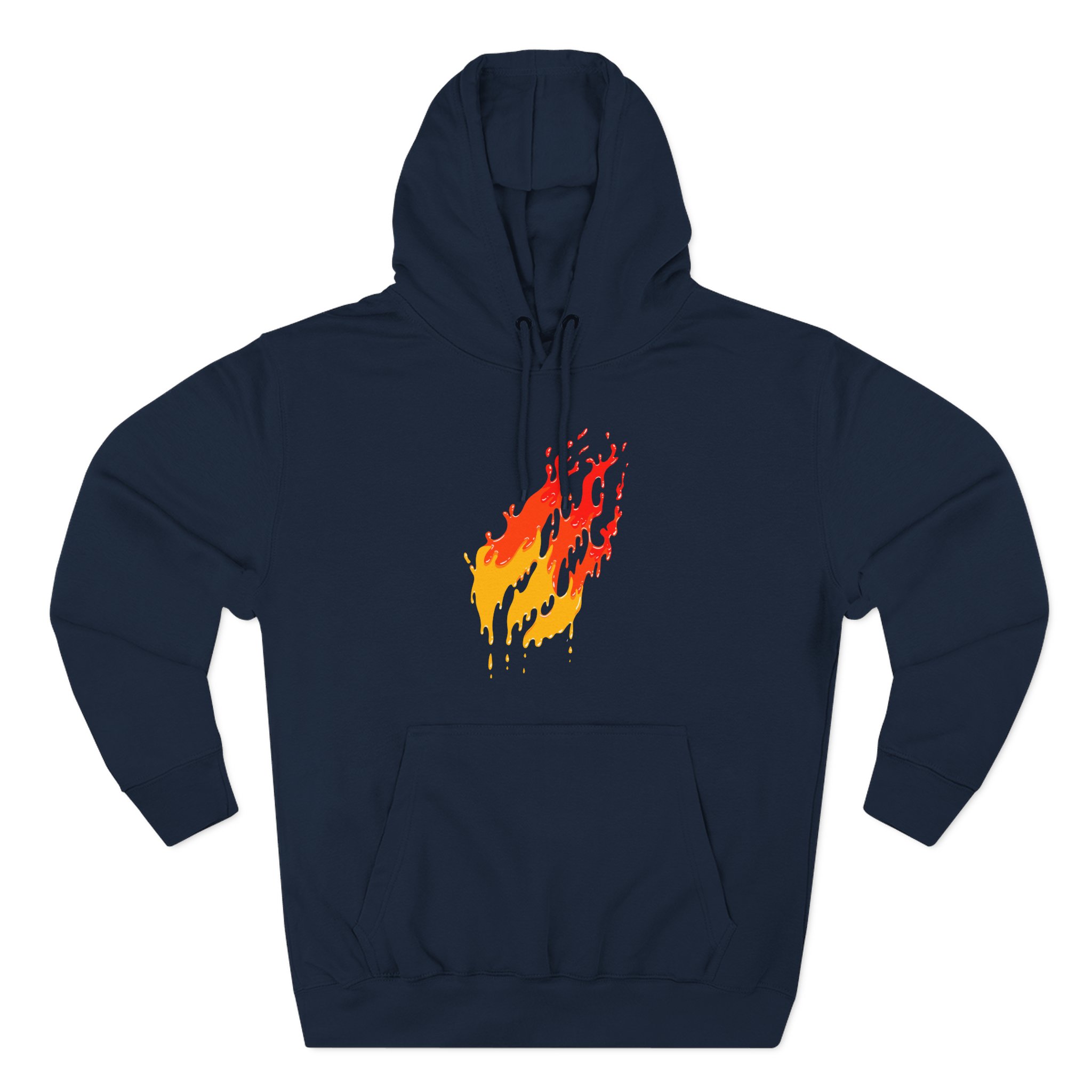 Preston Fire Drip Three-Panel Fleece Hoodie
