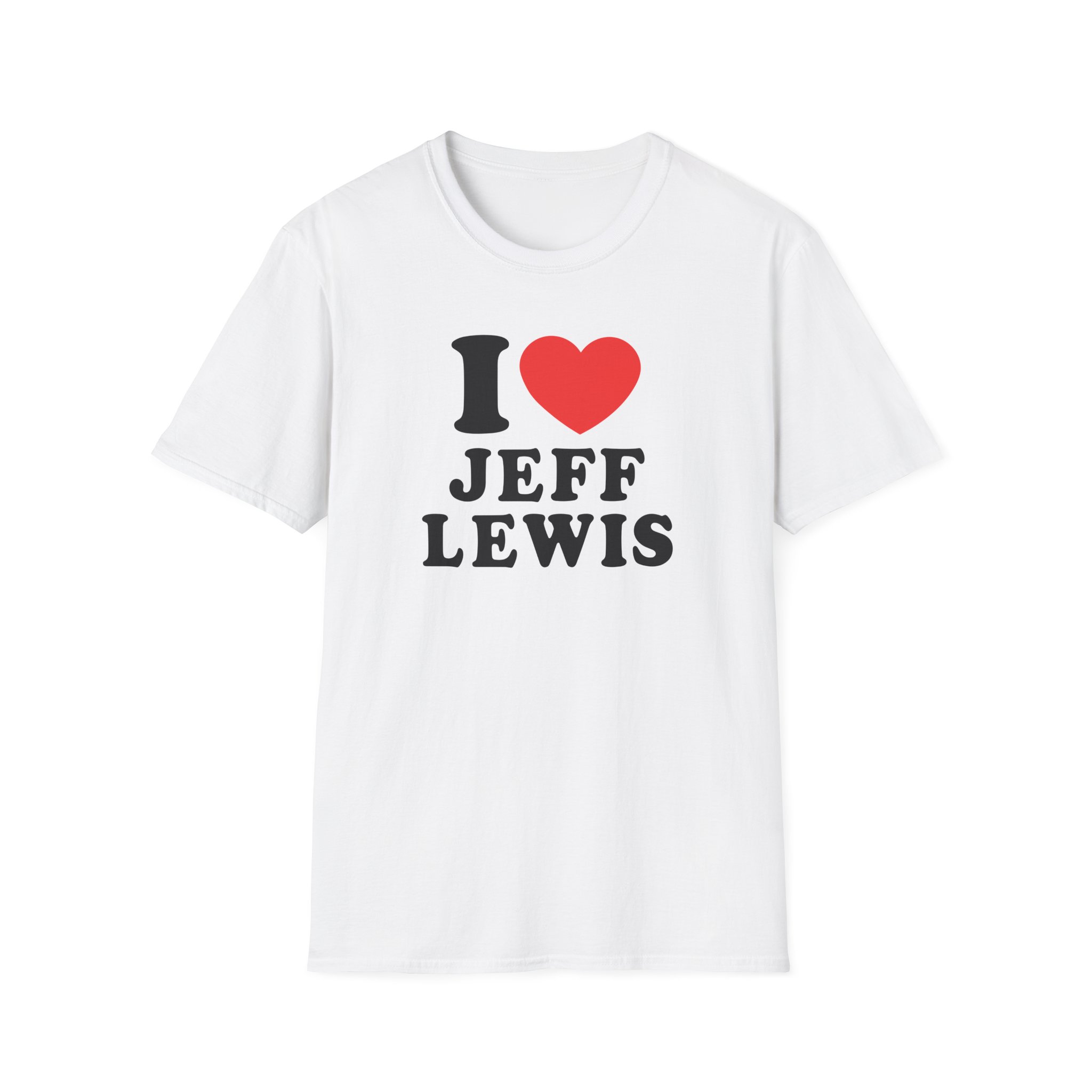 I Love Jeff Lewis Unisex Softstyle T-Shirt