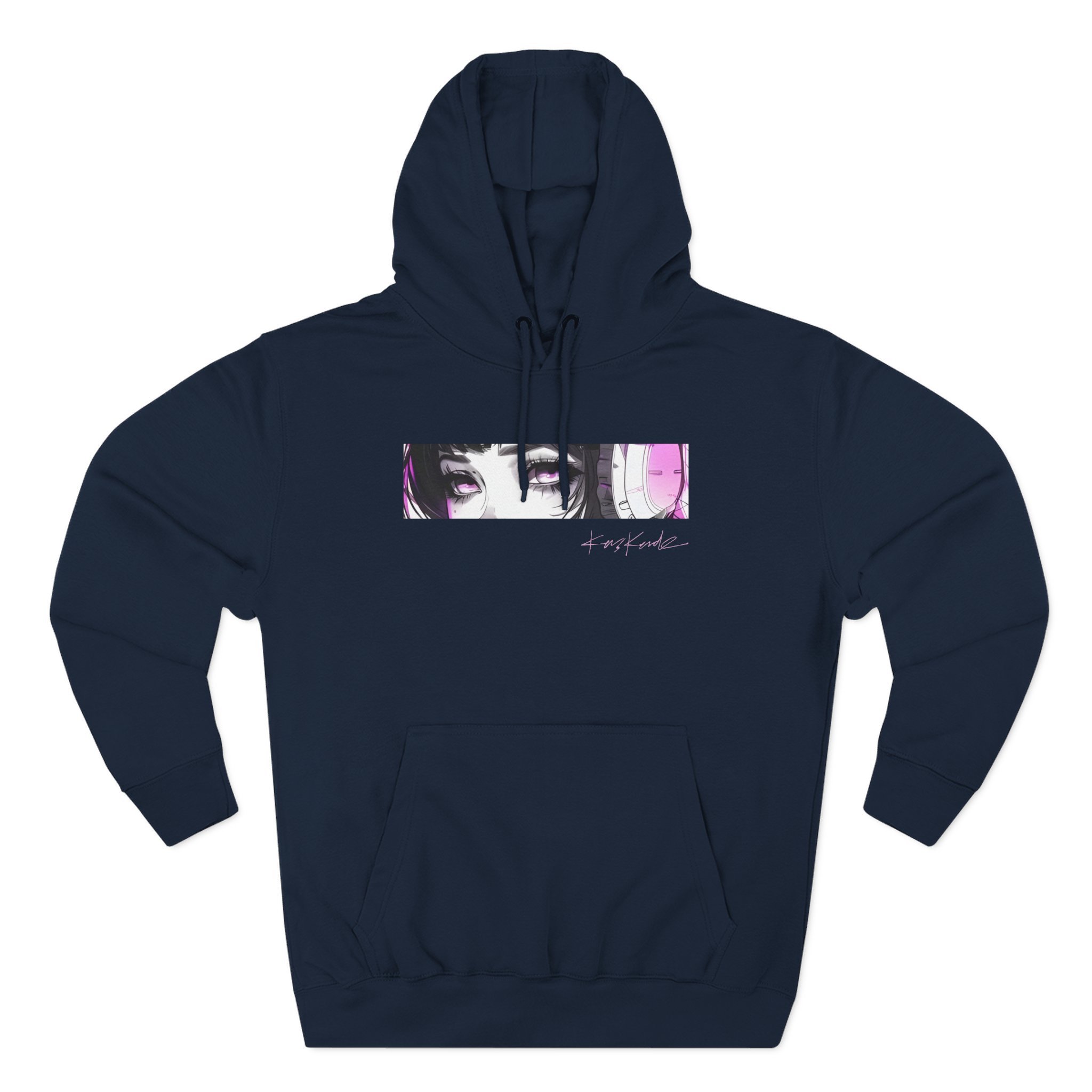 Kaskade Anime Eyes Three-Panel Fleece Hoodie