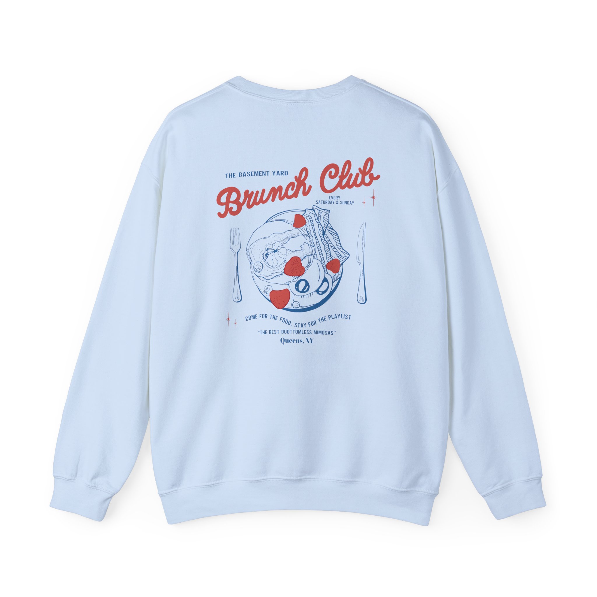 Basement Yard Brunch Club Diner Unisex Heavy Blendâ„¢ Crewneck Sweatshirt