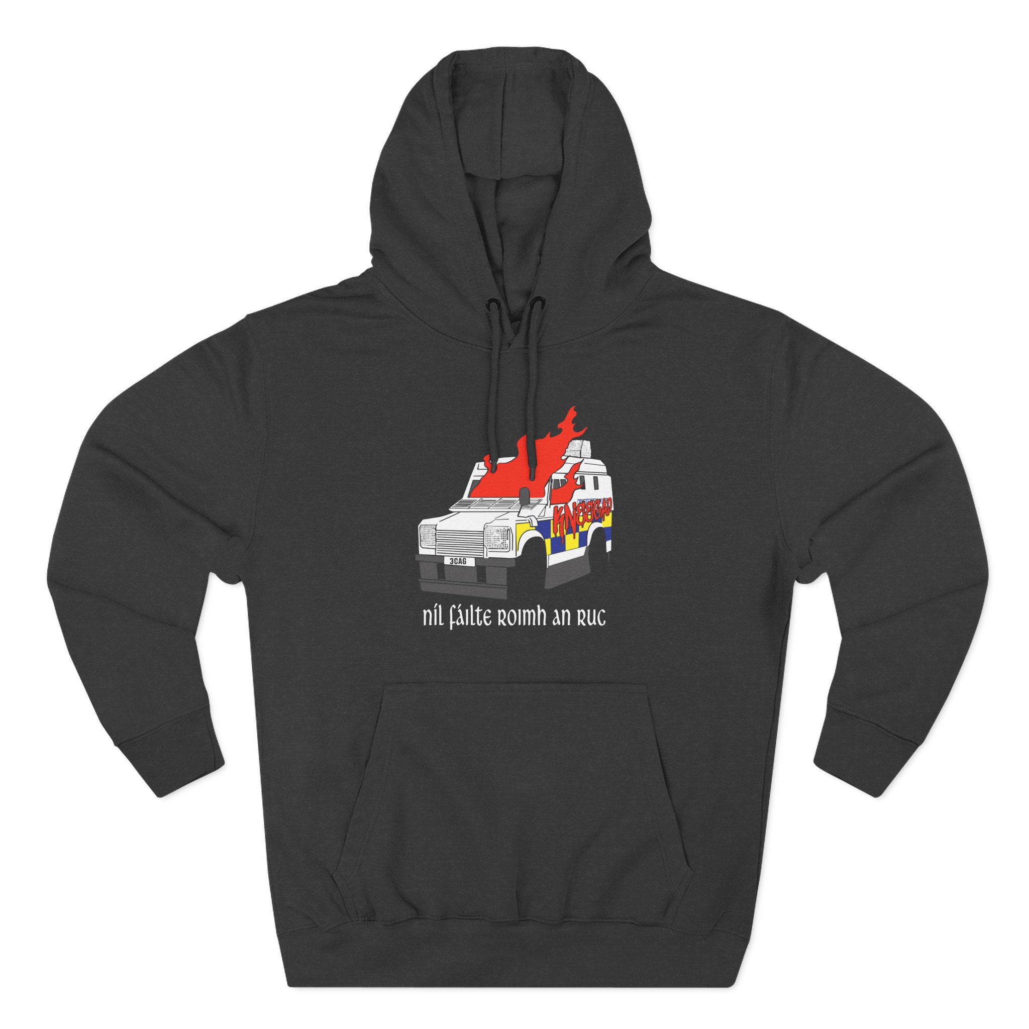 Ruc Not Welcome Three-Panel Fleece Hoodie