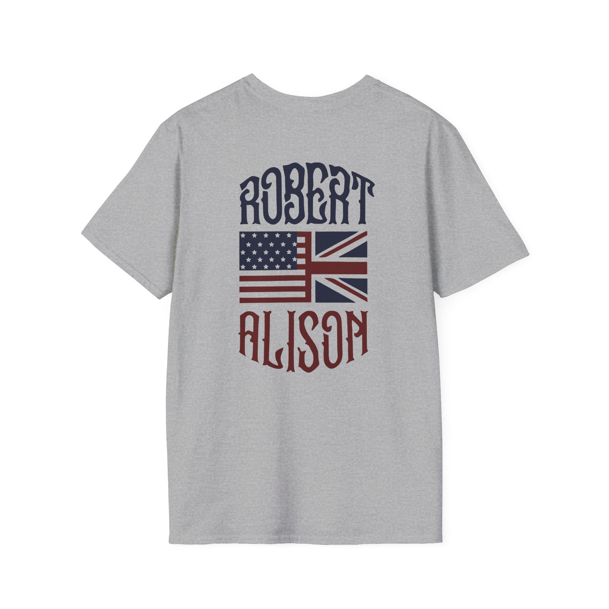Robert Plant Inflated Type Unisex Softstyle T-Shirt