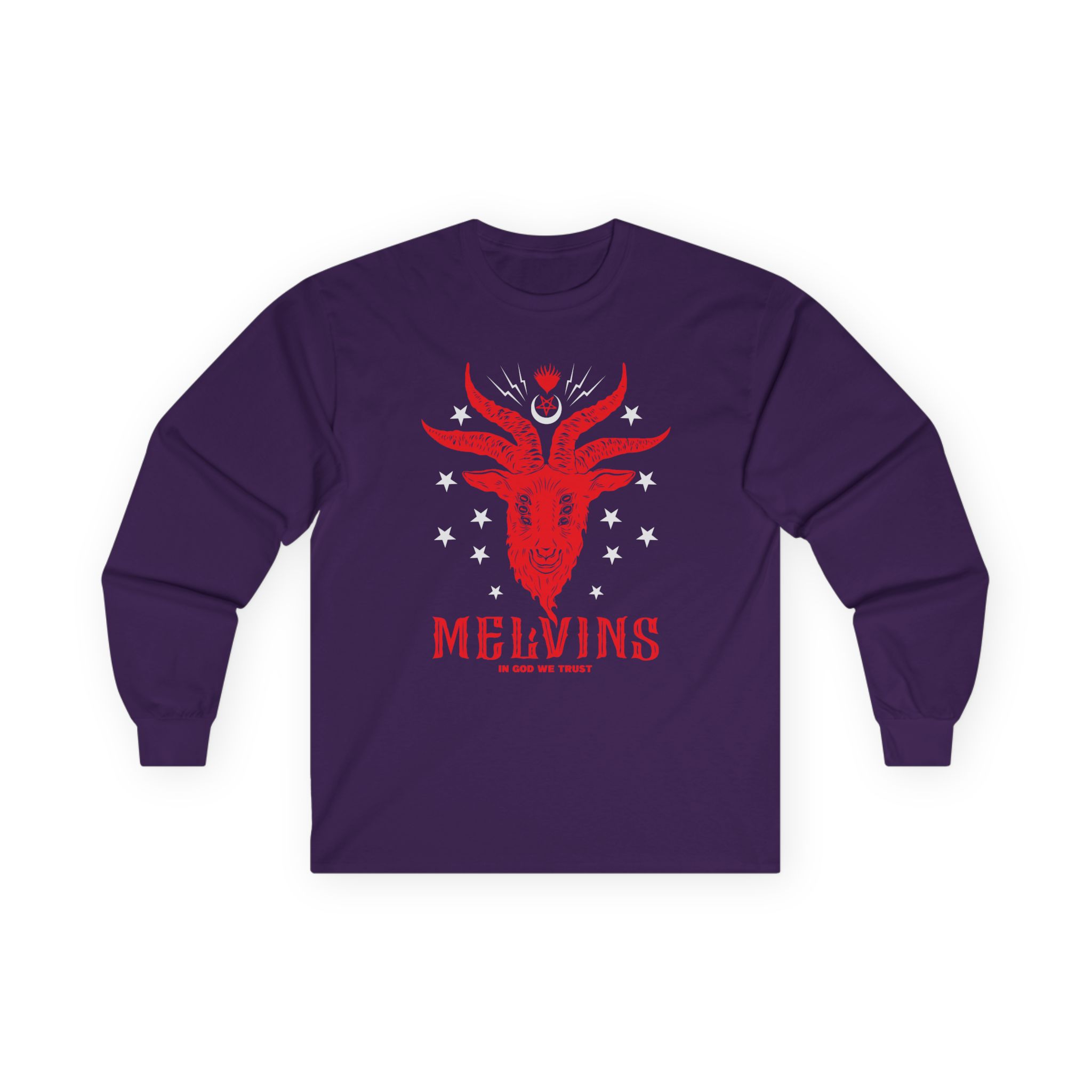 Melvins in God We Trust Unisex Ultra Cotton Long Sleeve Tee
