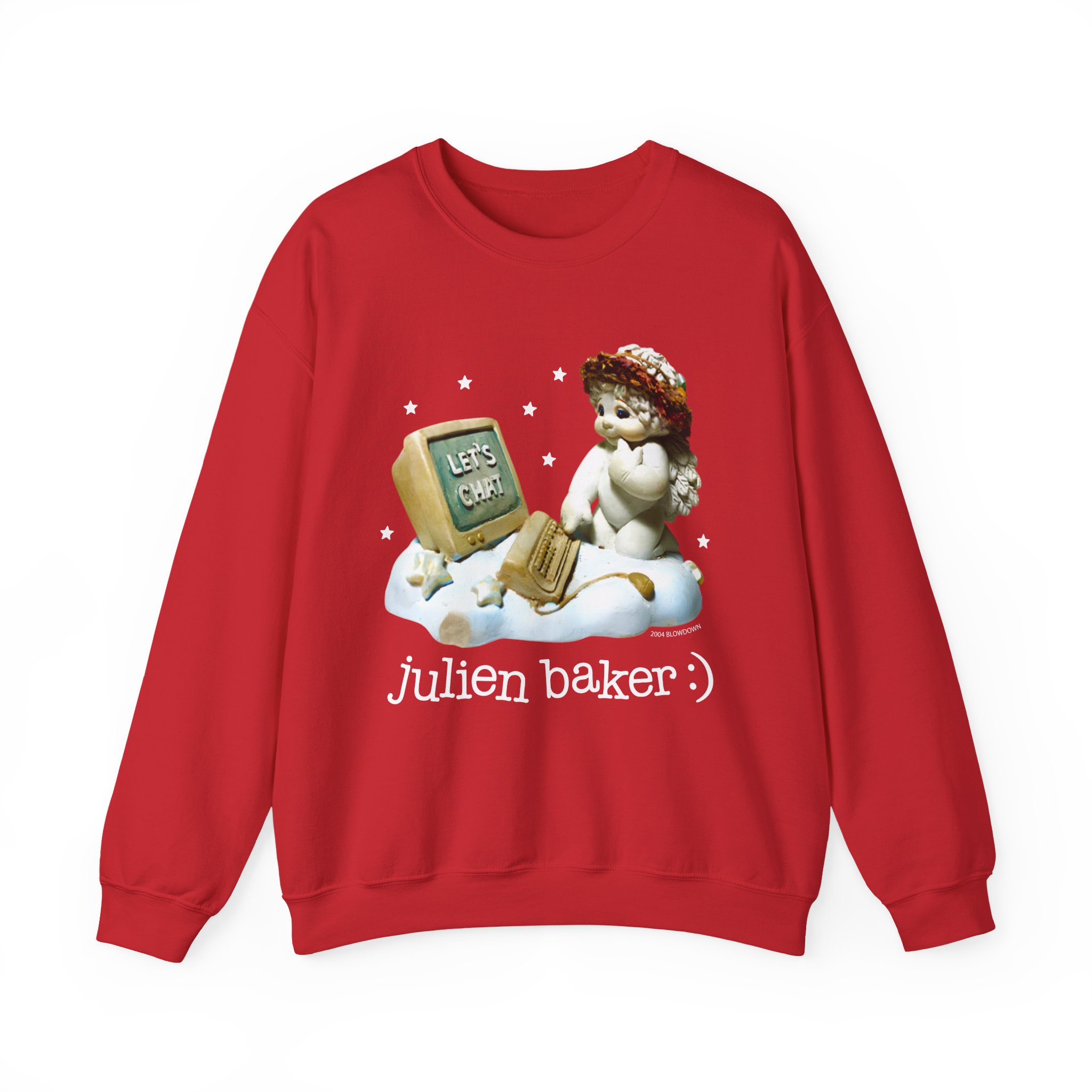 Julien Baker Online Angel Unisex Heavy Blendâ„¢ Crewneck Sweatshirt