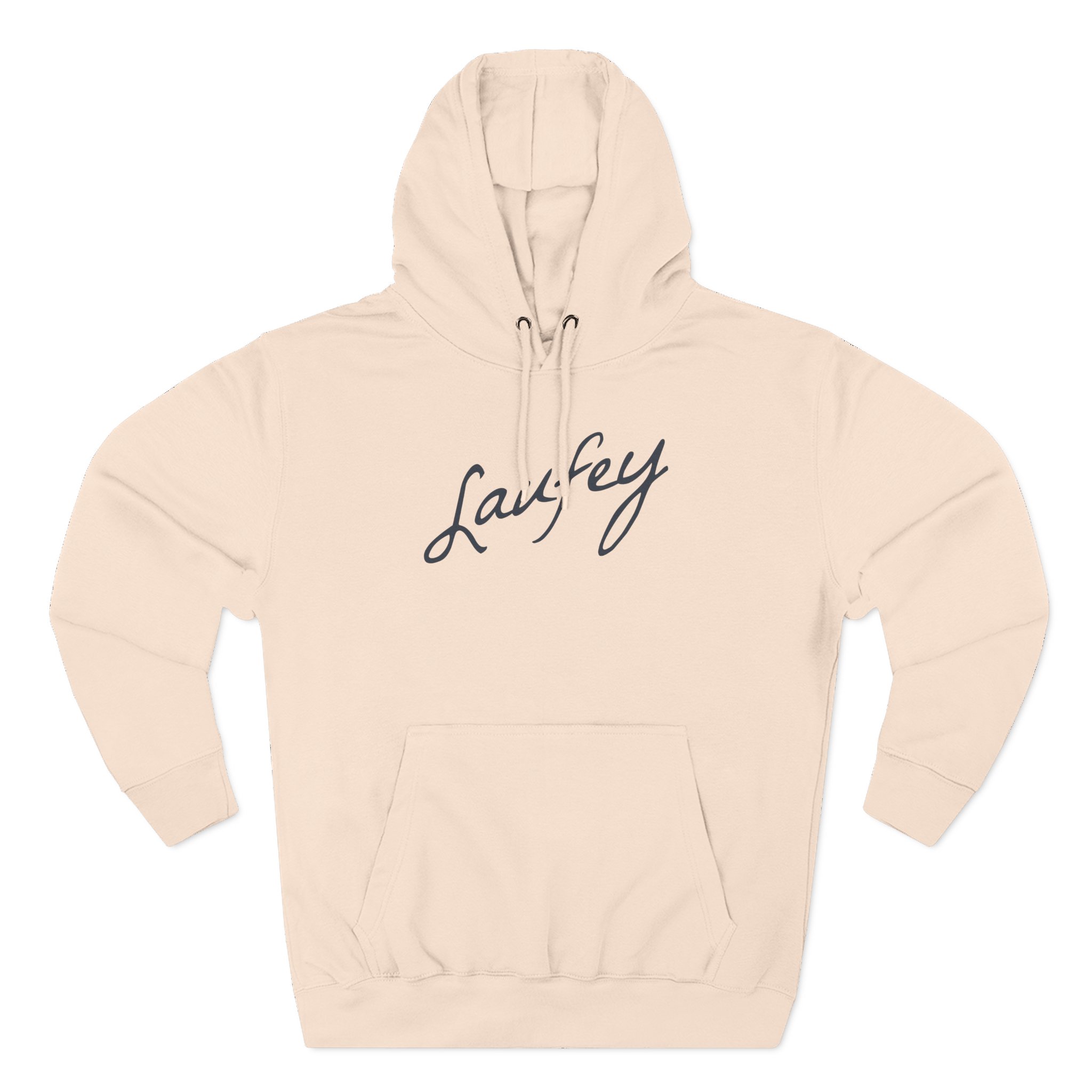 Laufey Embroidered Signature Three-Panel Fleece Hoodie