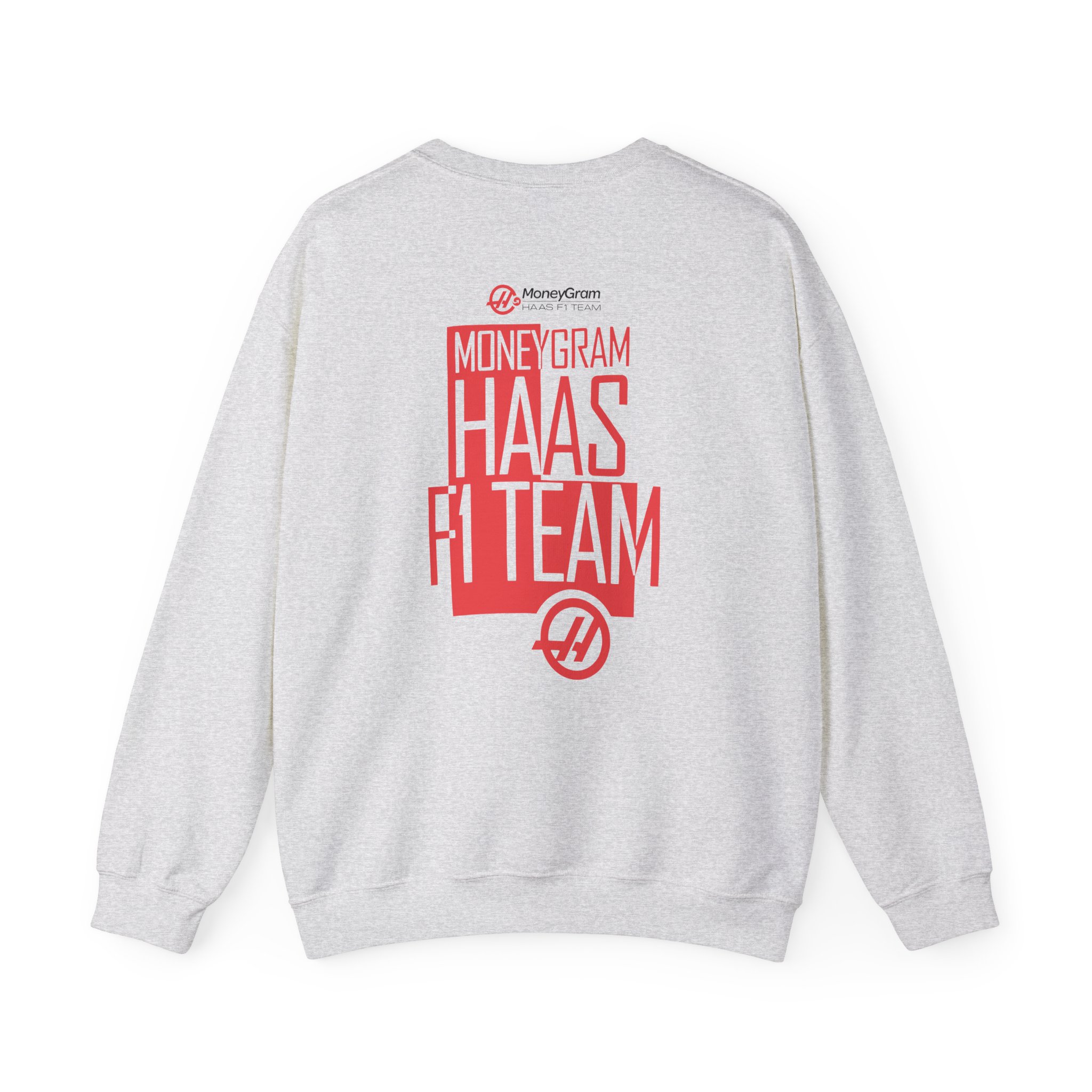 Haas F1 Color Block Unisex Heavy Blendâ„¢ Crewneck Sweatshirt