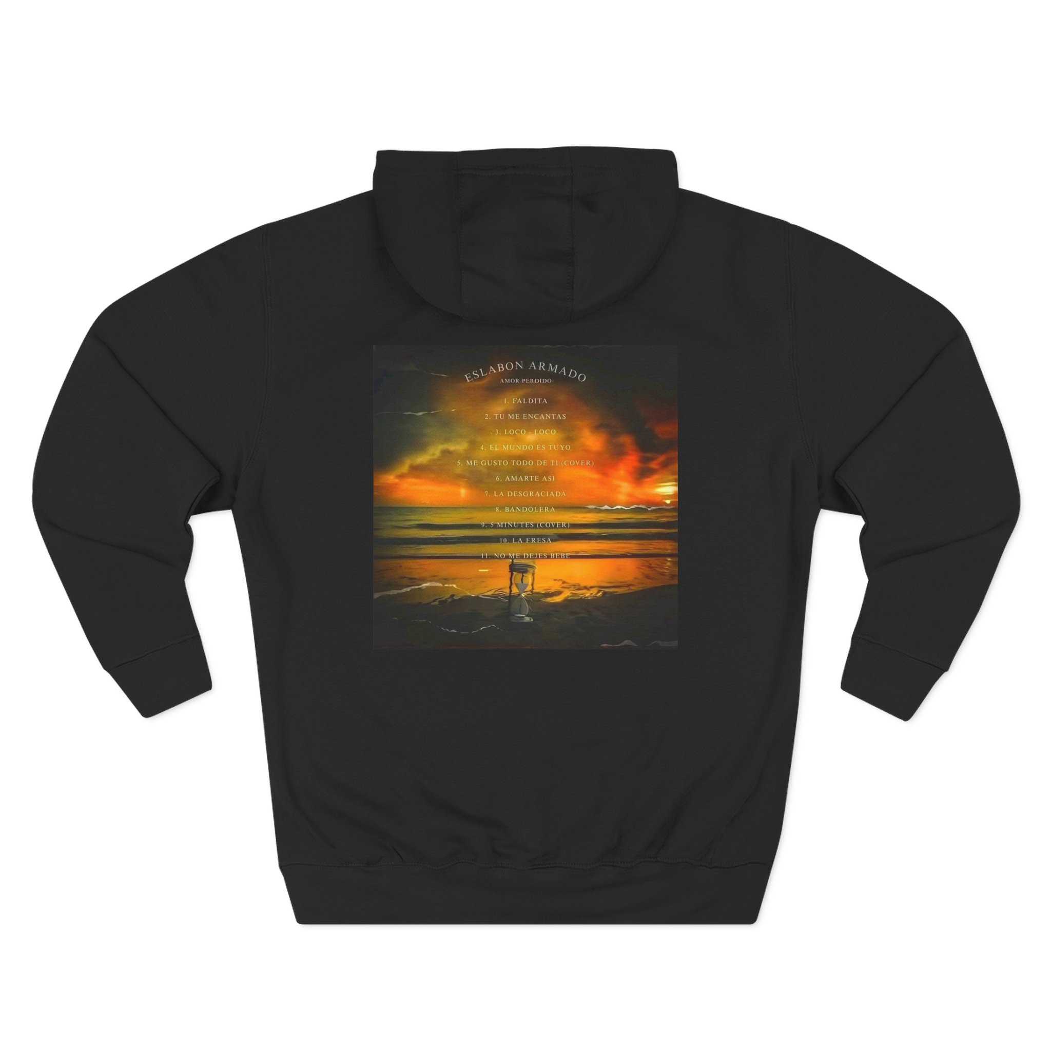 Eslabon Armado Amor Perdido Album Three-Panel Fleece Hoodie
