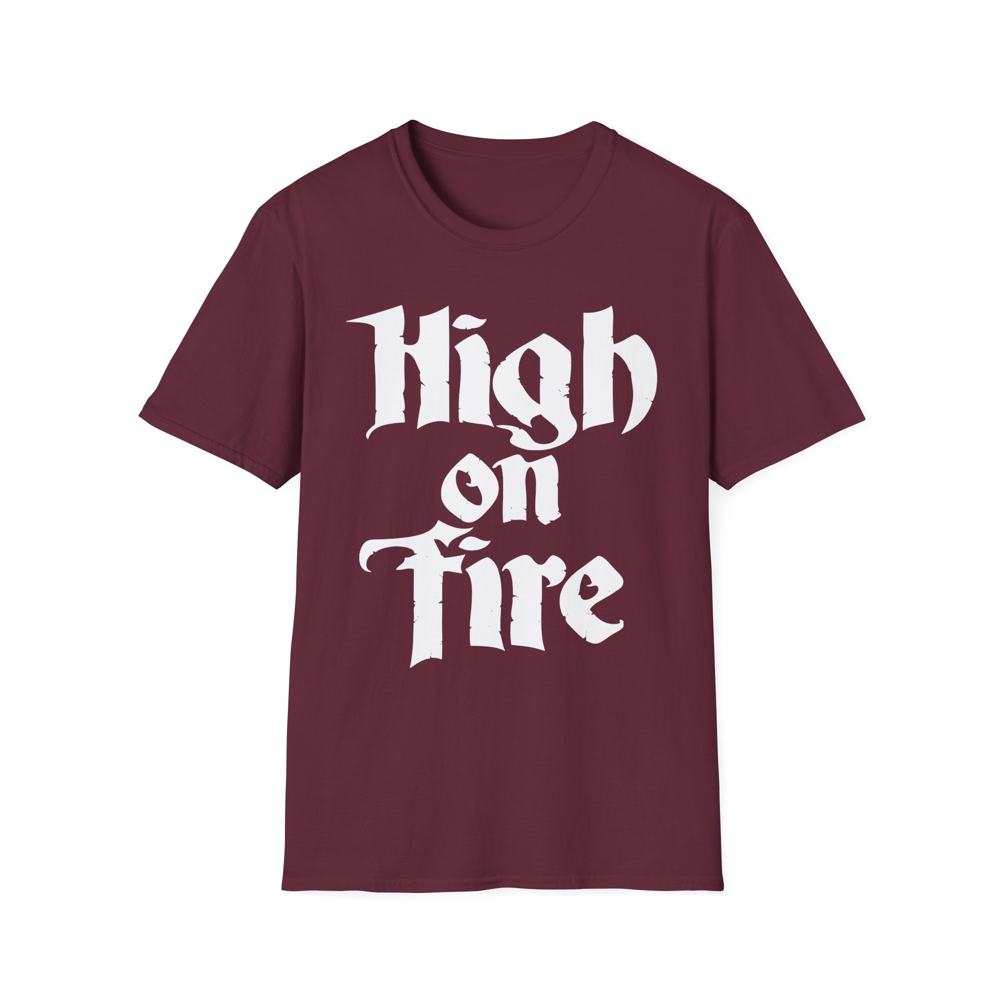 High on Fire Logo Unisex Softstyle T-Shirt
