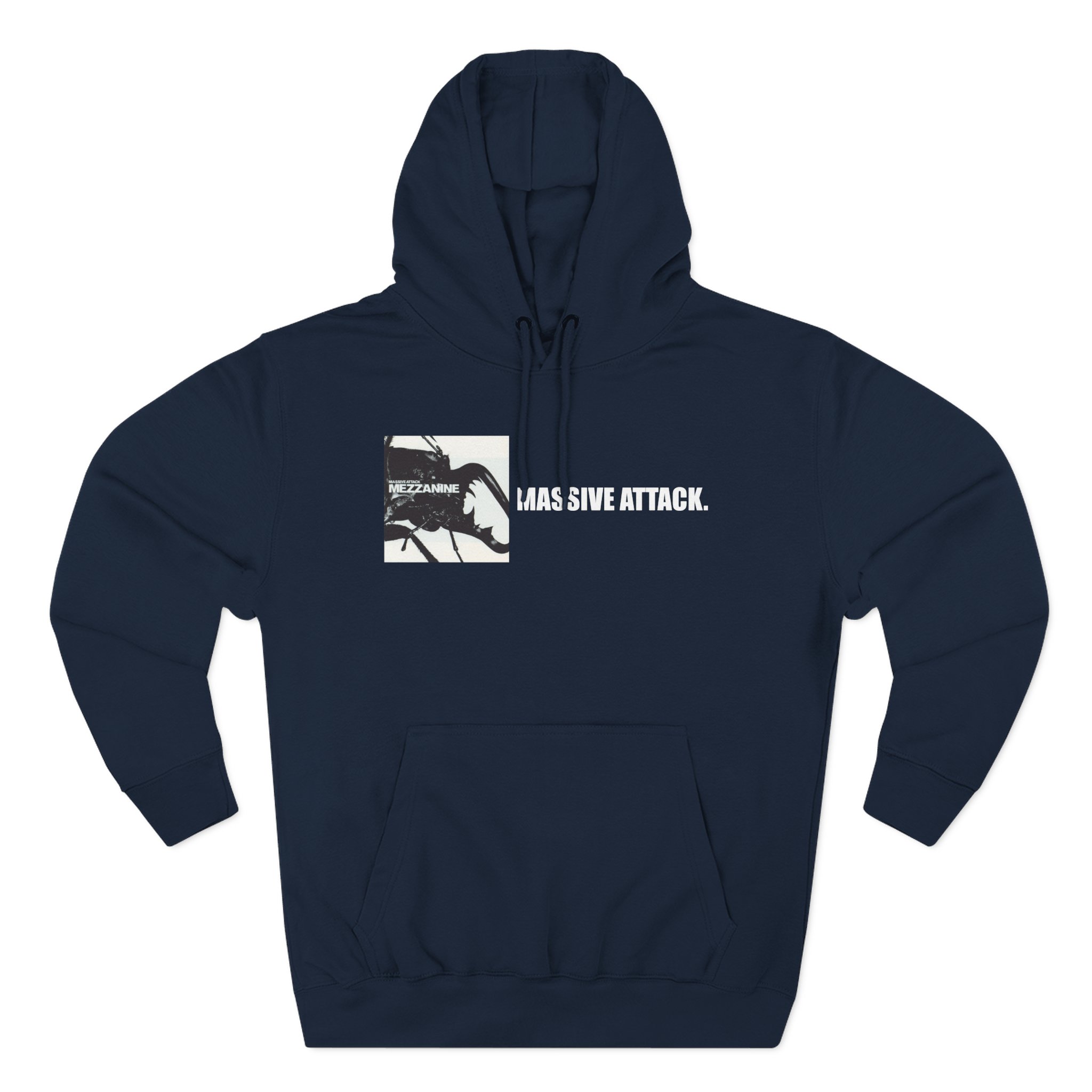 Massive Attack Three-Panel Fleece Hoodie