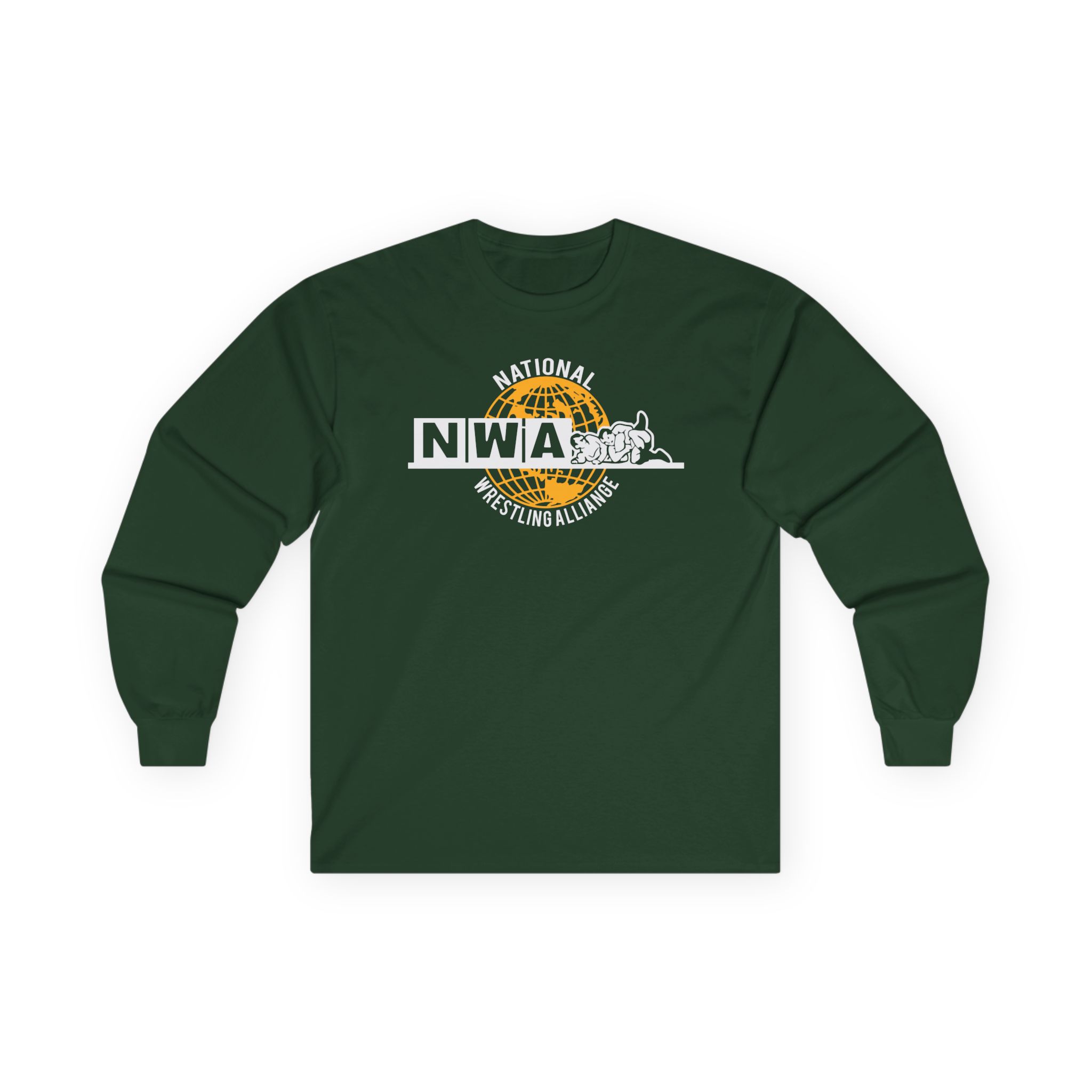 NWA National Wrestling Alliance Unisex Ultra Cotton Long Sleeve Tee