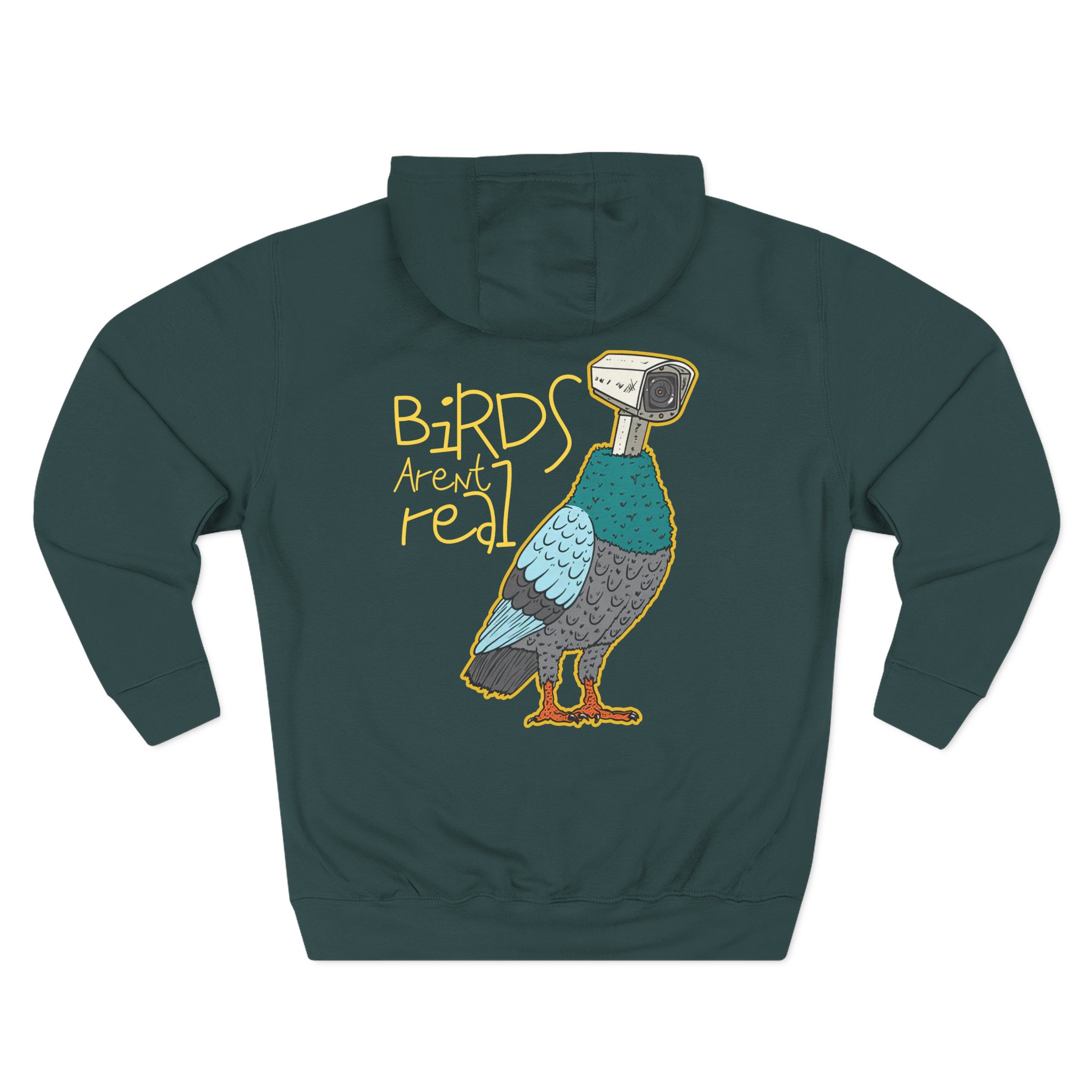 Birds Arent Real Three-Panel Fleece Hoodie